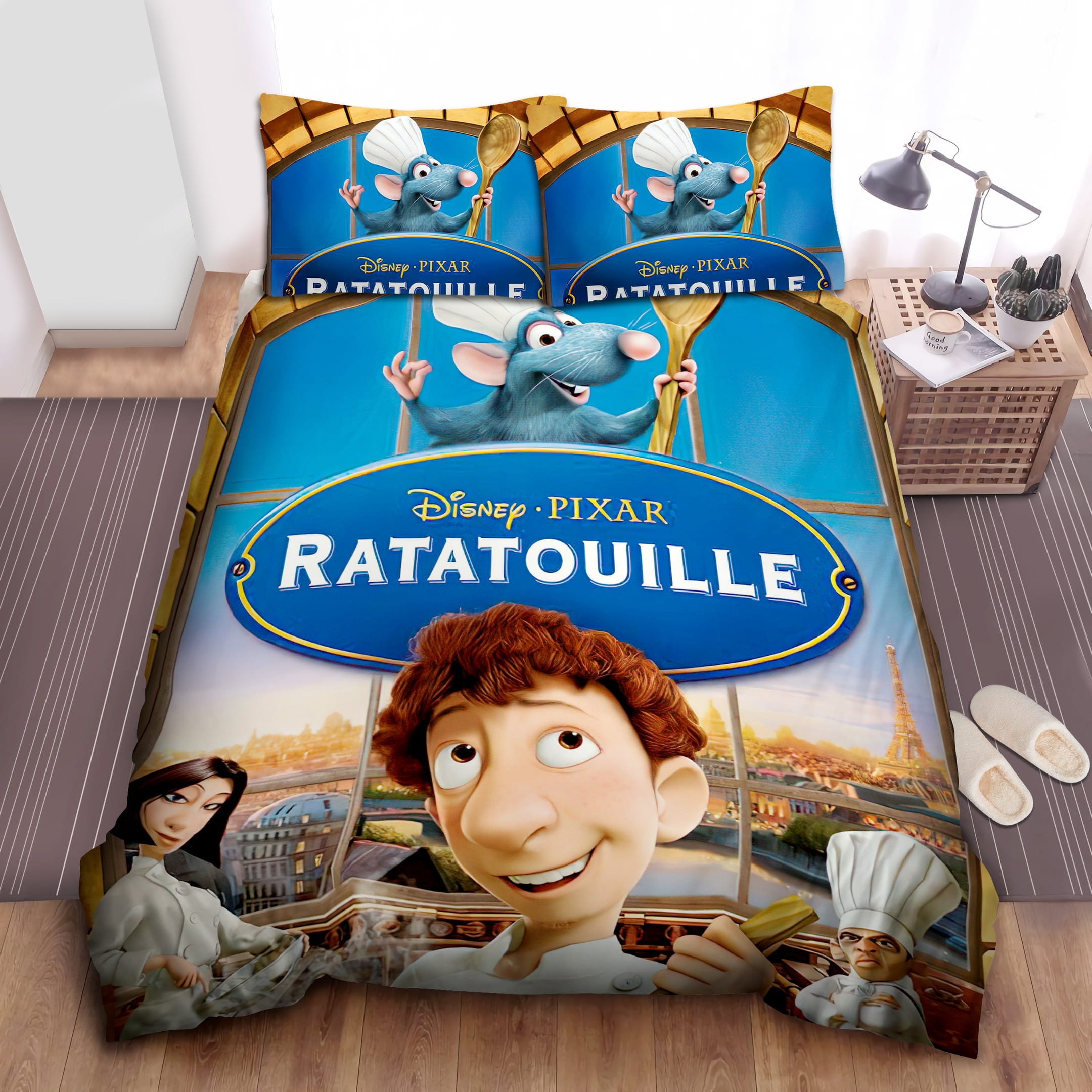 Ratatouille Bedding Sets Duvet Cover, Flatsheet, Pillowcases Perfect Gift For Fans