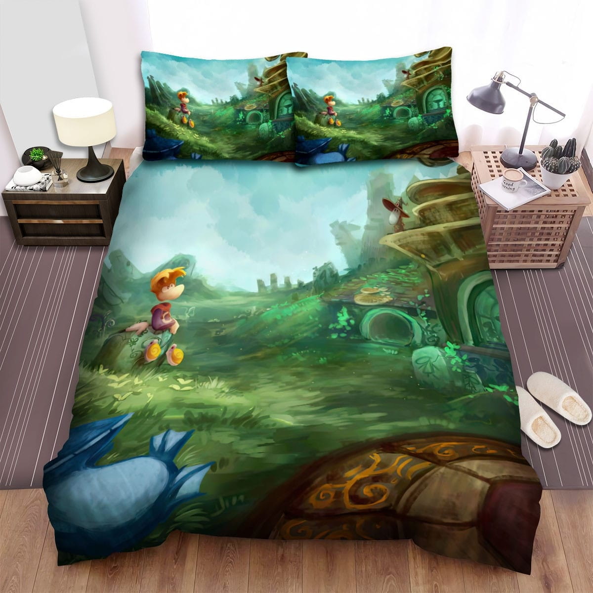 Rayman Rayman Relaxing Bedding Set, Gift For Christmas, Birthday, Thanksgiving
