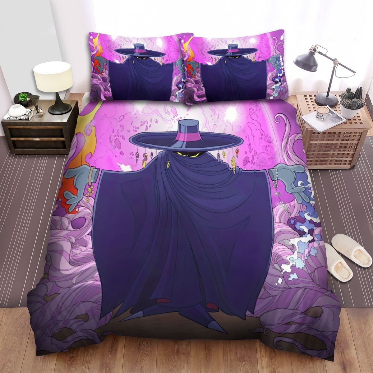 Rayman Mr Dark Art Bedding Sets Duvet Cover, Flatsheet, Pillowcase For Your Lover