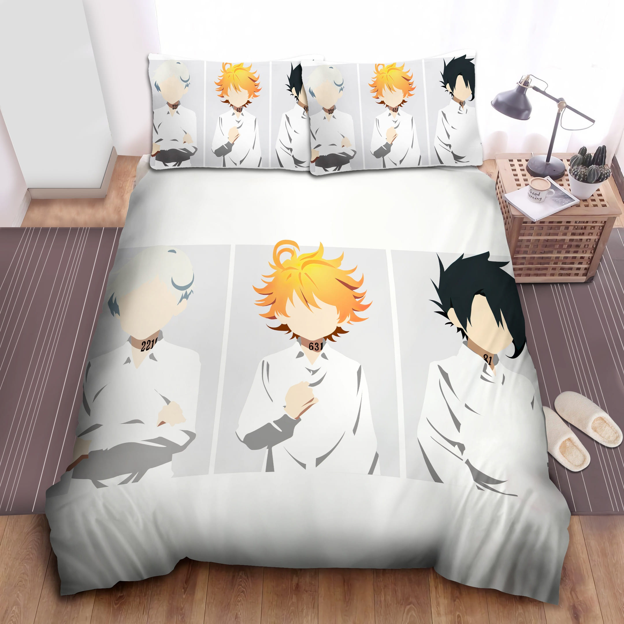 Ray With Norman And Emma Bedding Sets Duvet Cover, Flatsheet, Pillowcases Perfect Gift For Fans