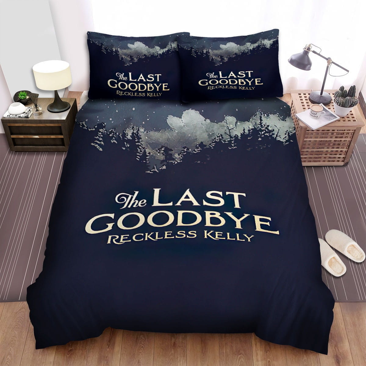 Reckless Kelly Goodbye Bedding Sets, Flatsheet Gift For Christmas, Thanksgiving, Halloween