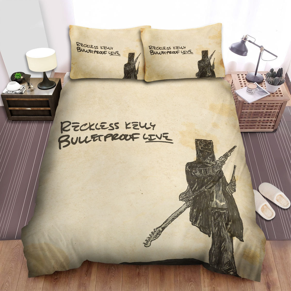 Reckless Kelly Live Bedding Sets, Flatsheet Gift For Wife, Husband, Besties