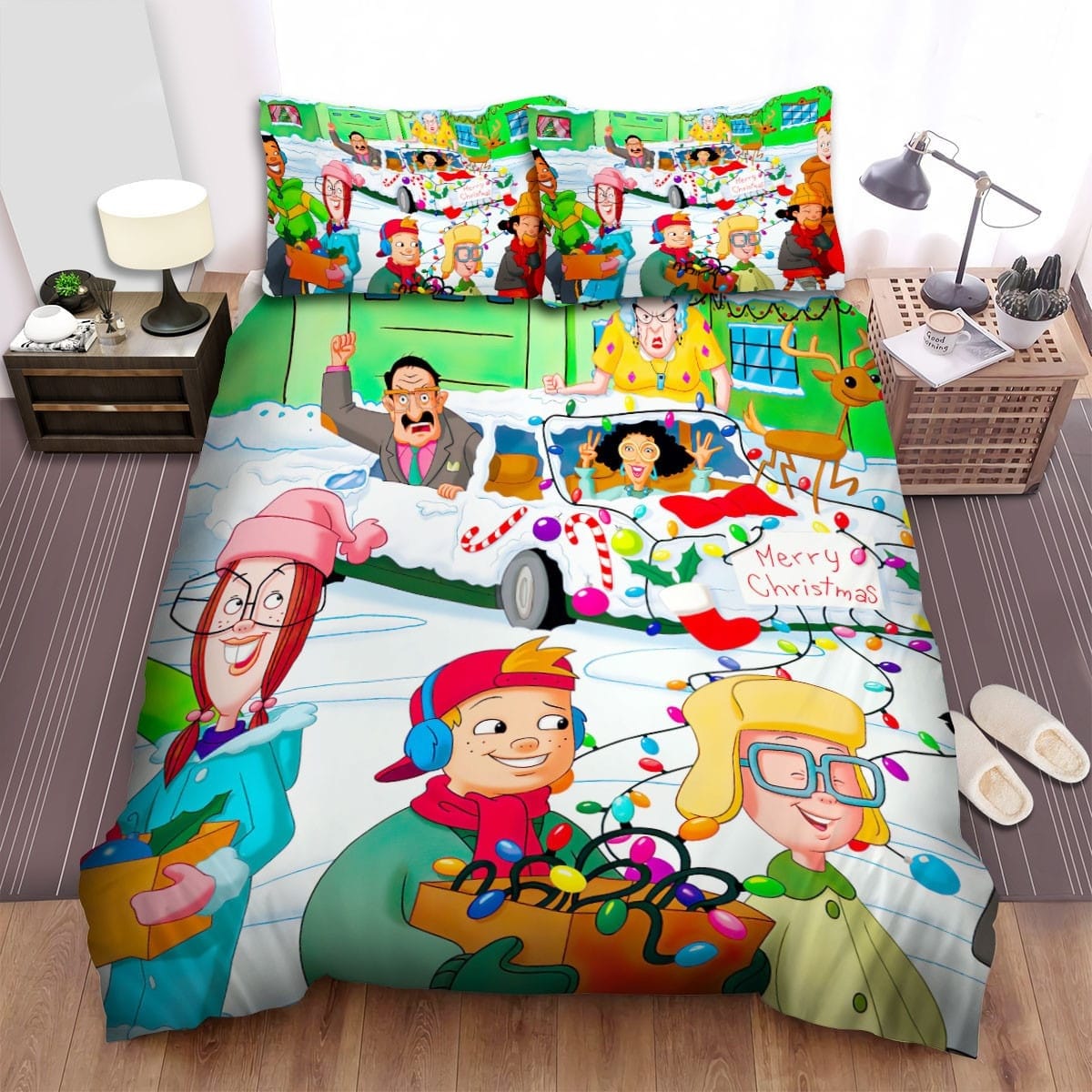 Recess Merry Christmas Bedding Set, Gift For Christmas, Birthday, Thanksgiving