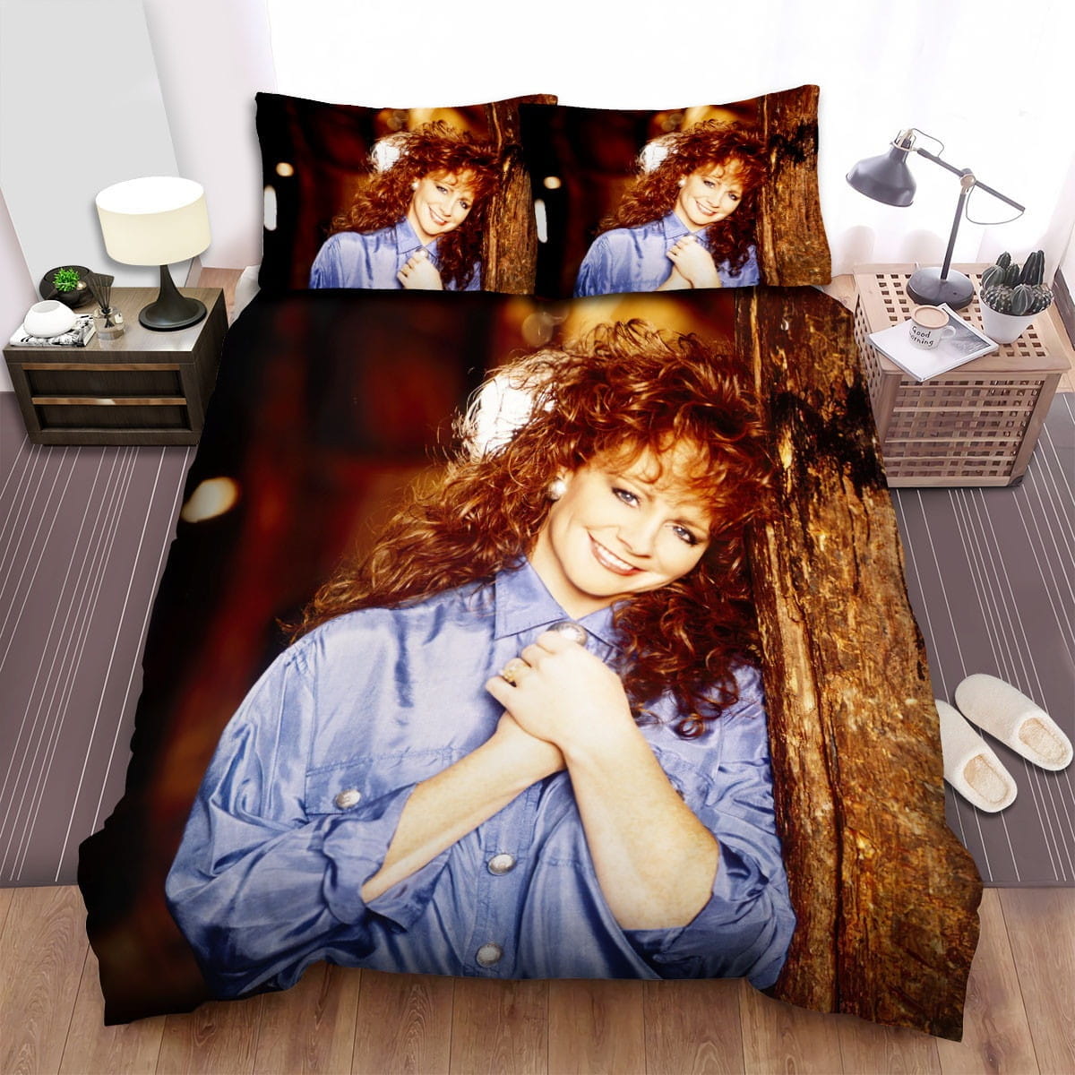 Reba Mcentire Portrait Bedding Sets Duvet Cover, Flatsheet, Pillowcases For Every Bedroom