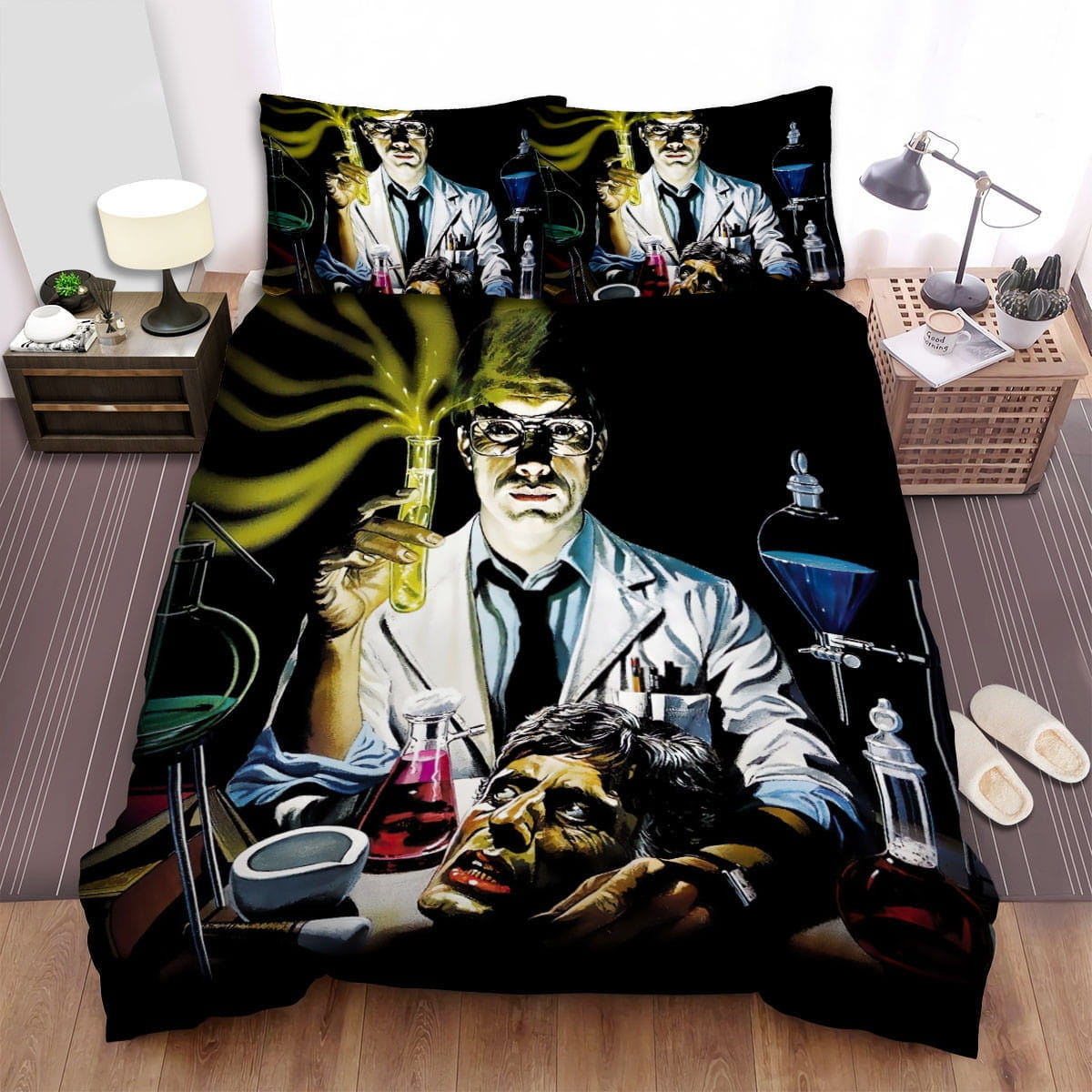 Re-Animator Movie Poster 1 Bedding Sets Duvet Cover, Flatsheet, Pillowcases For Every Bedroom