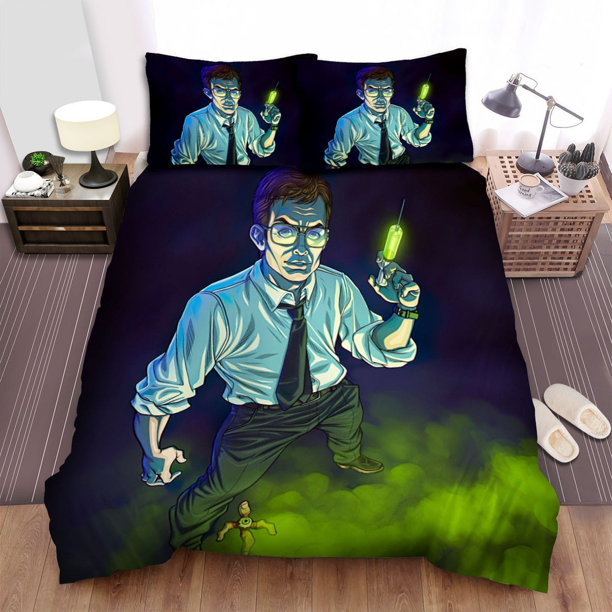 Re-Animator Scared Bedding Sets Duvet Cover, Flatsheet, Pillowcases For Every Bedroom