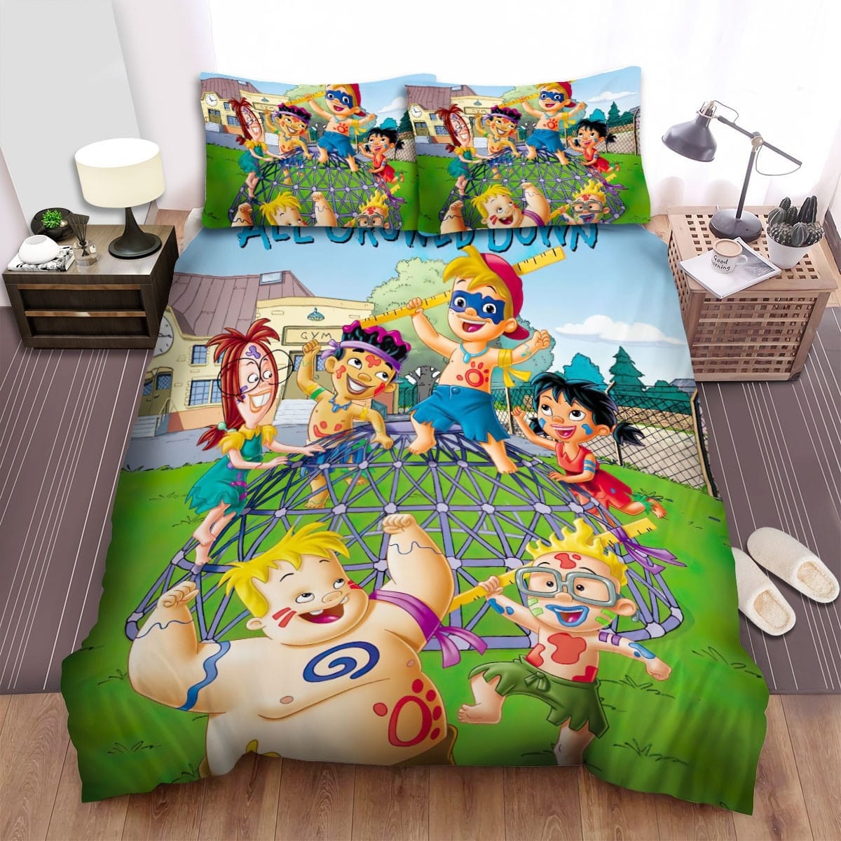 Recess All Growed Down Bedding Sets Duvet Cover, Flatsheet, Pillowcases Perfect Gift For Fans