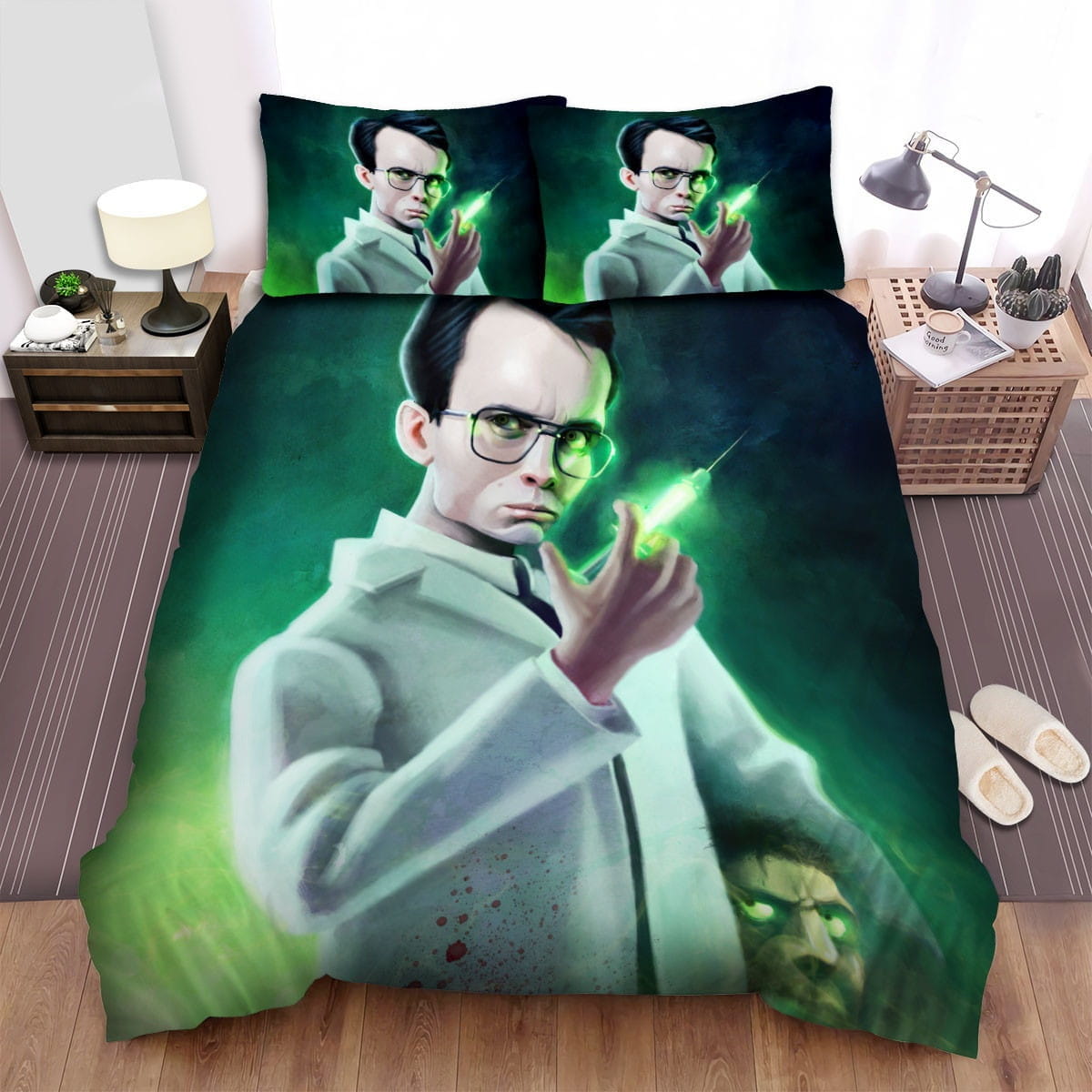 Re-Animator Movie Art 3 Bedding Sets, Flatsheet Gift For Christmas, Thanksgiving, Halloween