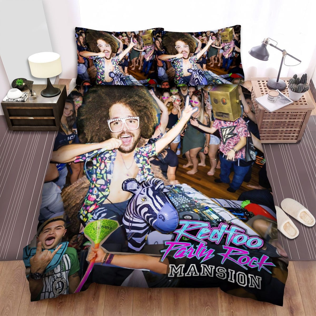 Redfoo Rock Bedding Sets Duvet Cover, Flatsheet, Pillowcase For Your Lover
