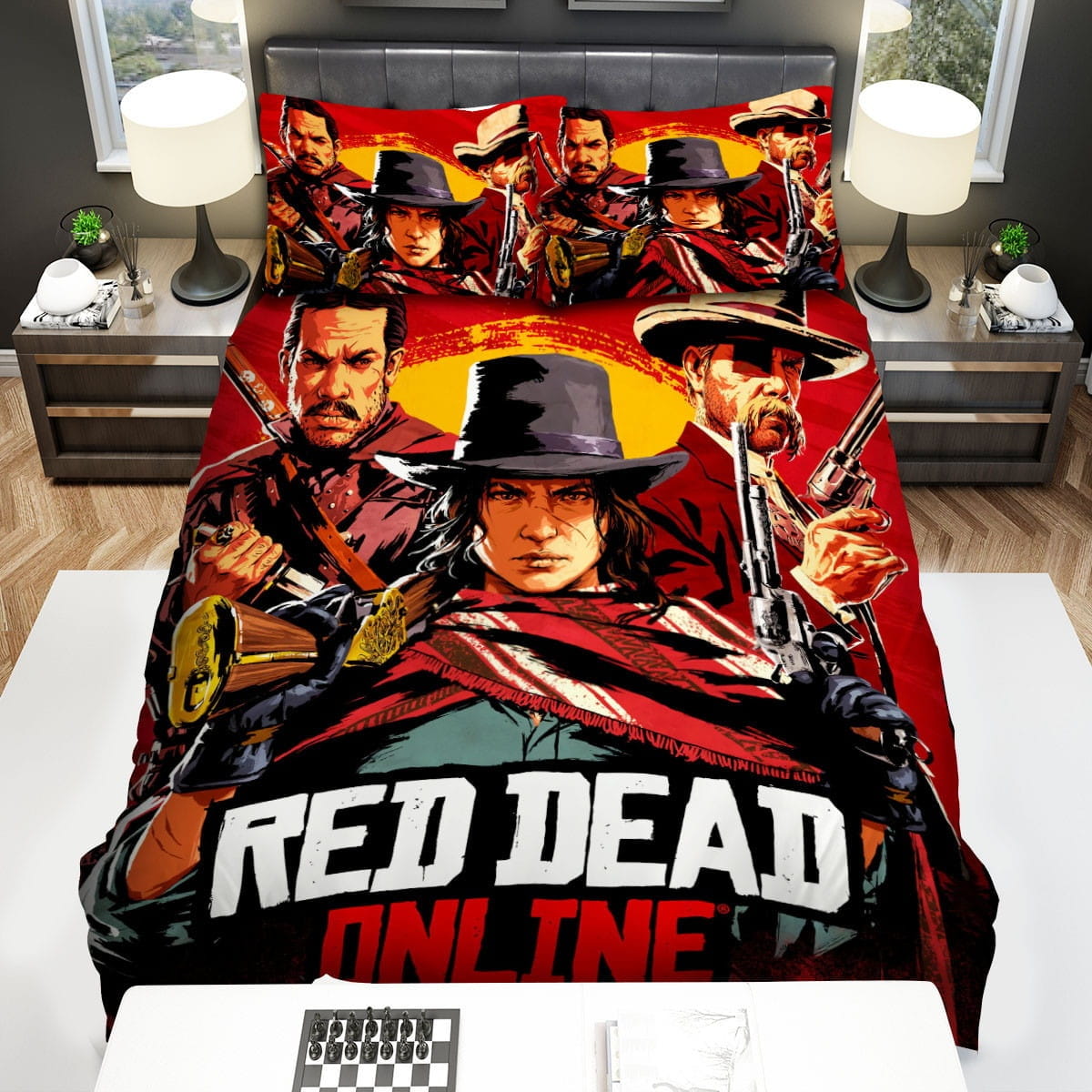 Red Dead Redemption Cowboys Bedding Sets Duvet Cover, Flatsheet, Pillowcases For Every Bedroom
