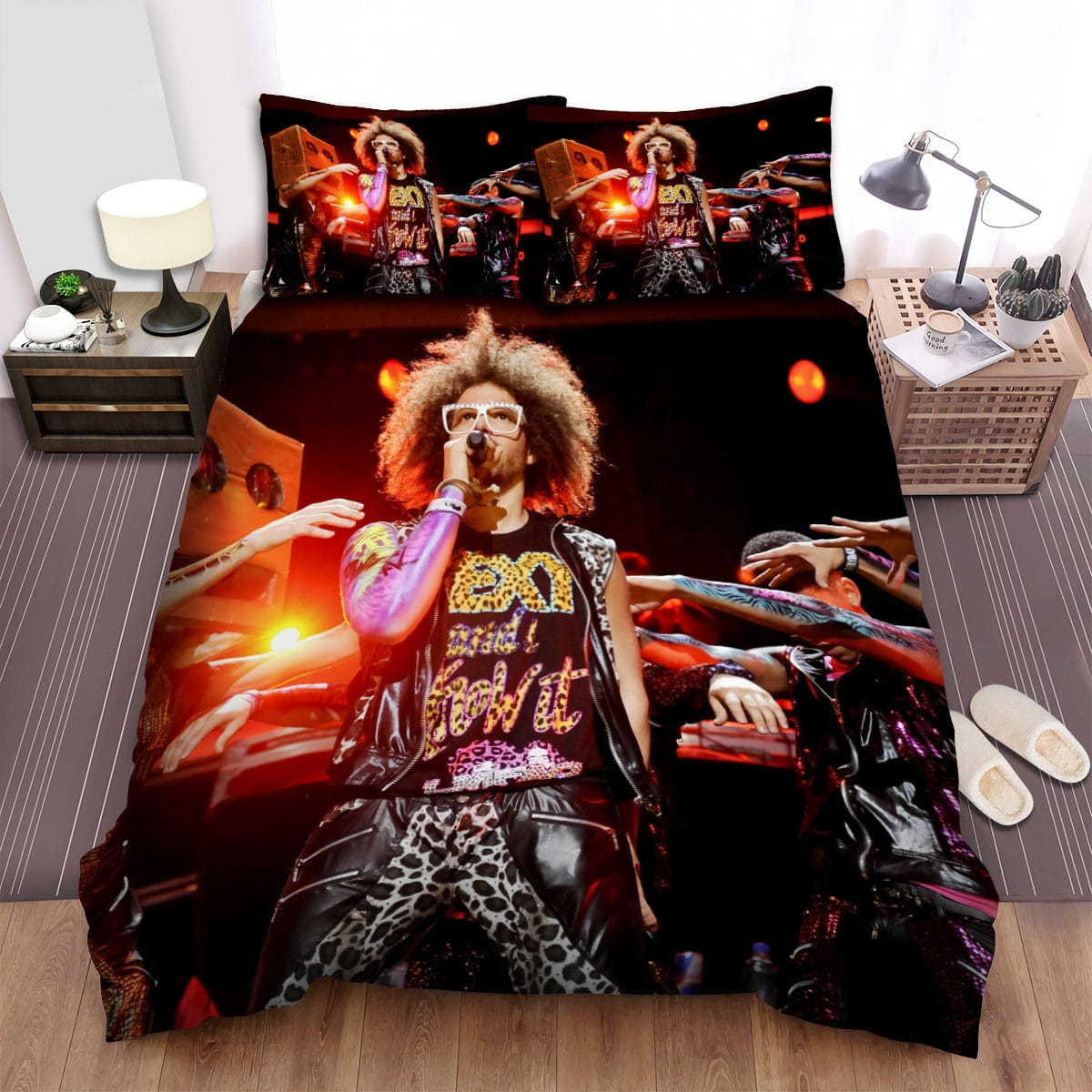 Redfoo Sing Bedding Sets, Flatsheet Gift For Wife, Husband, Besties