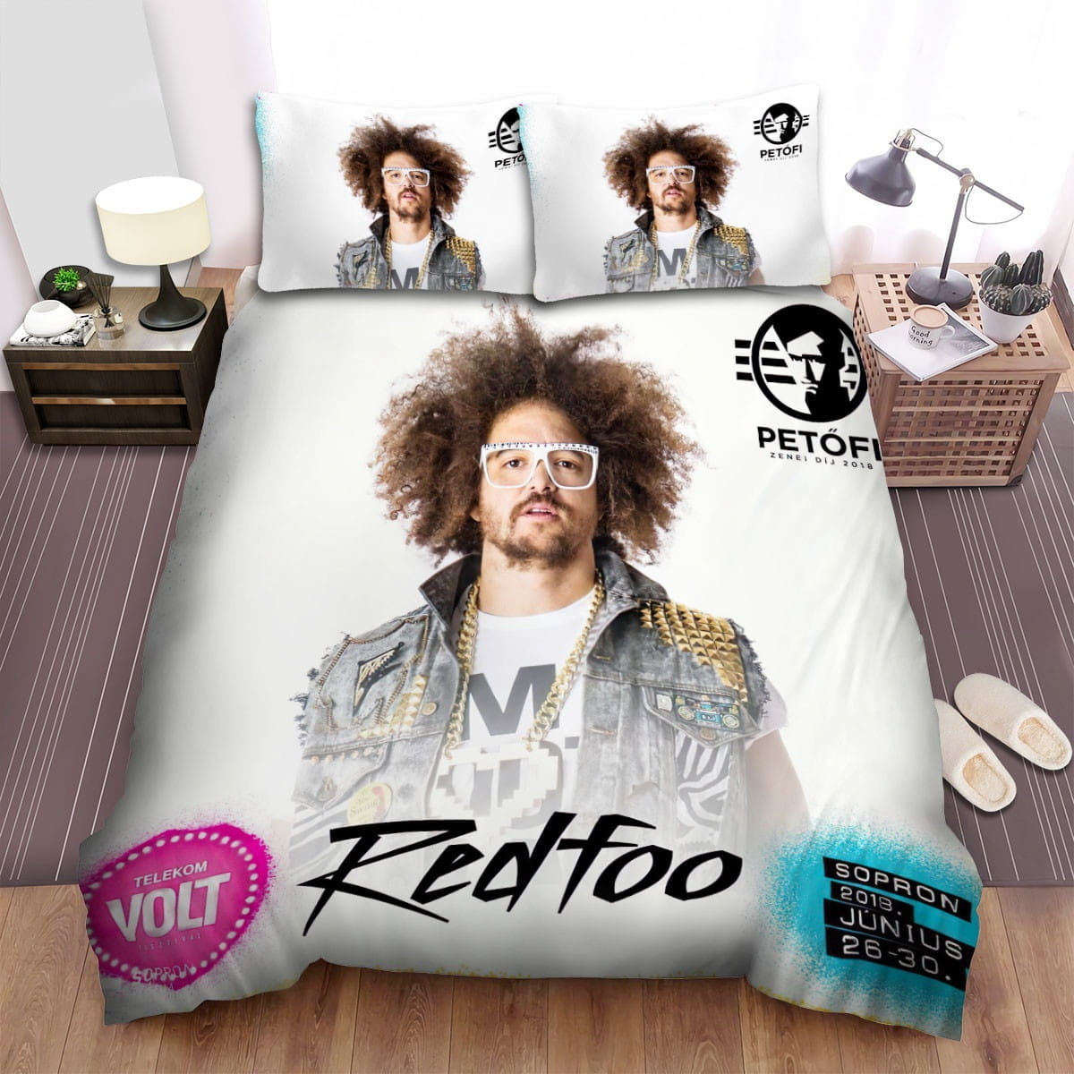 Redfoo Glass Bedding Sets, Flatsheet Gift For Wife, Husband, Besties
