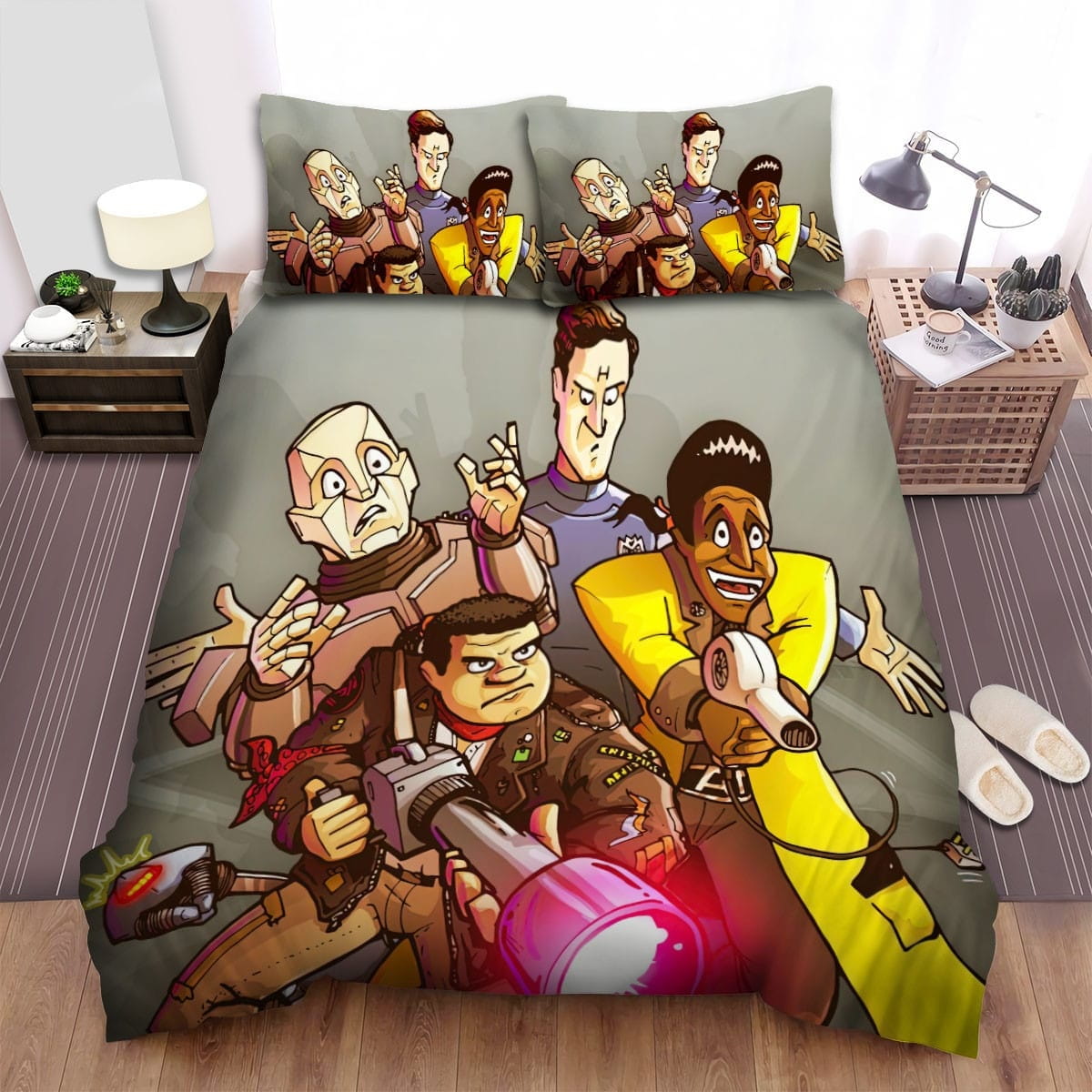 Red Dwarf Movie Art 3 Bedding Sets Duvet Cover, Flatsheet, Pillowcases For Every Bedroom