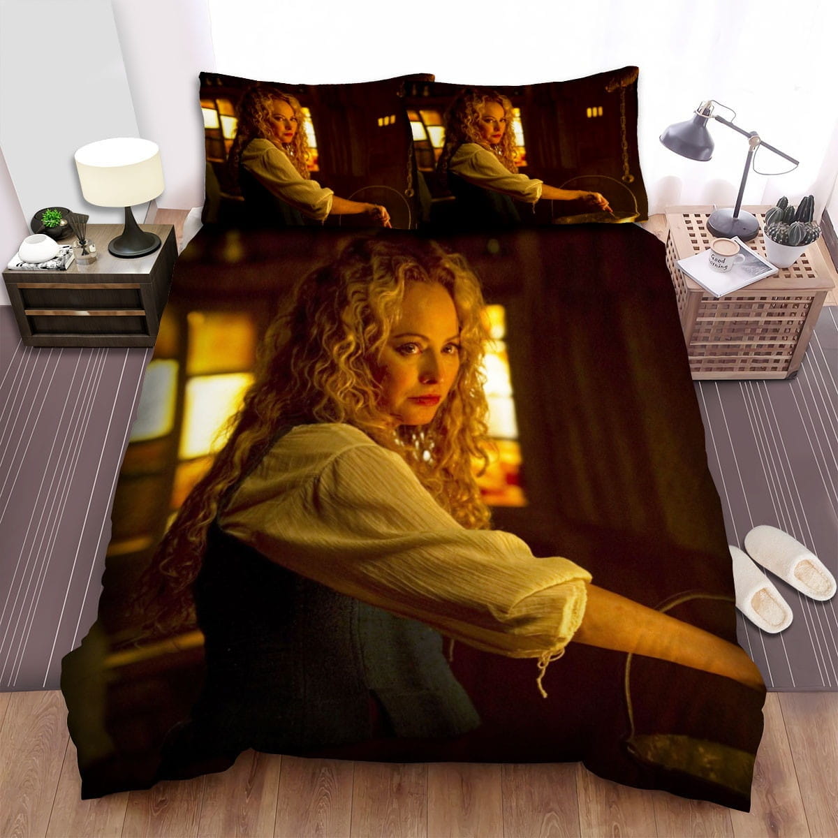 Red Riding Hood Witch Bedding Sets Duvet Cover, Flatsheet, Pillowcases Perfect Gift For Fans