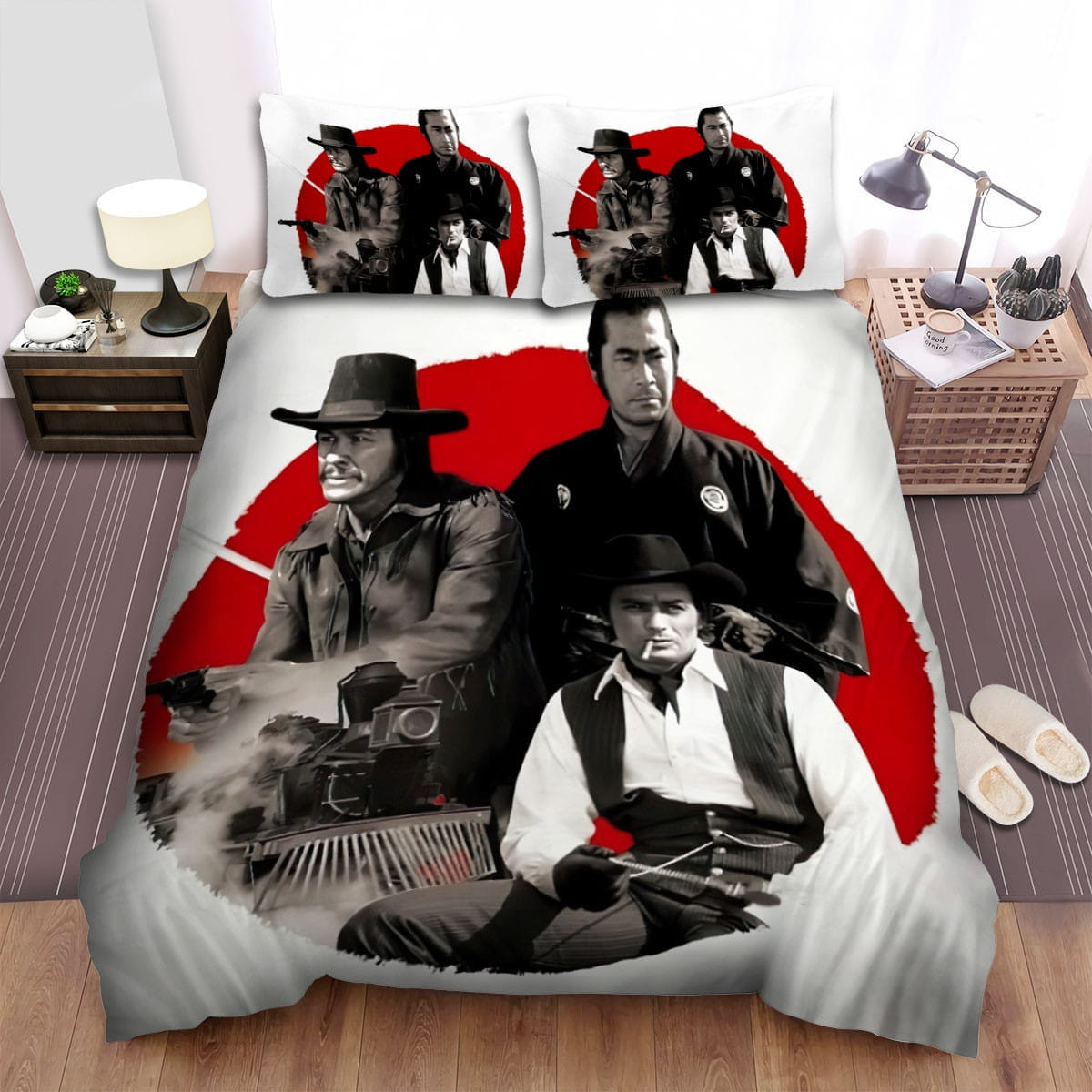 Red Sun Poster 4 Bedding Sets Duvet Cover, Flatsheet, Pillowcases For Every Bedroom