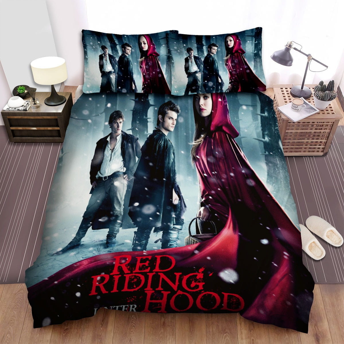 Red Riding Hood Poster 6 Bedding Sets, Flatsheet Gift For Christmas, Thanksgiving, Halloween