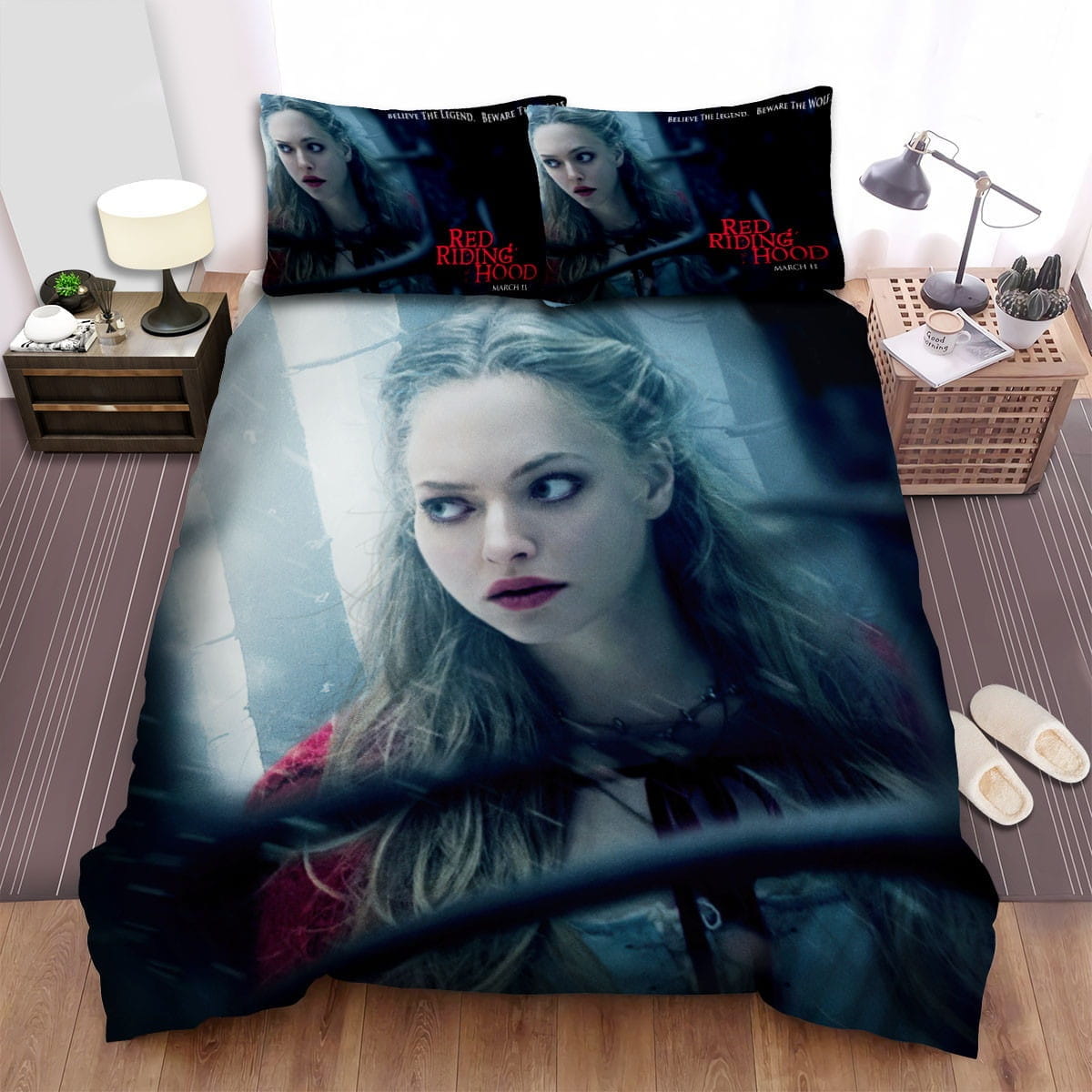 Red Riding Hood Poster 3 Bedding Sets Duvet Cover, Flatsheet, Pillowcases Perfect Gift For Fans