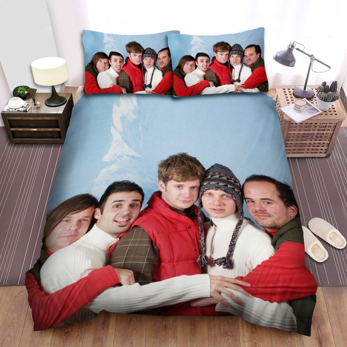 Relient K Band Hug Bedding Sets Duvet Cover, Flatsheet, Pillowcase For Your Lover