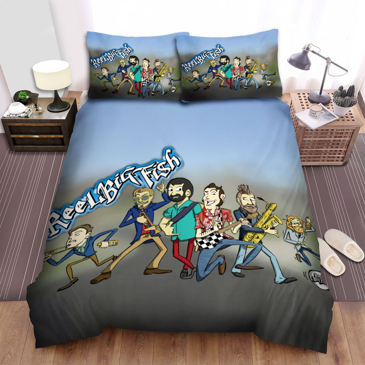 Reel Big Fish Bedding Sets Duvet Cover, Flatsheet, Pillowcases For Every Bedroom