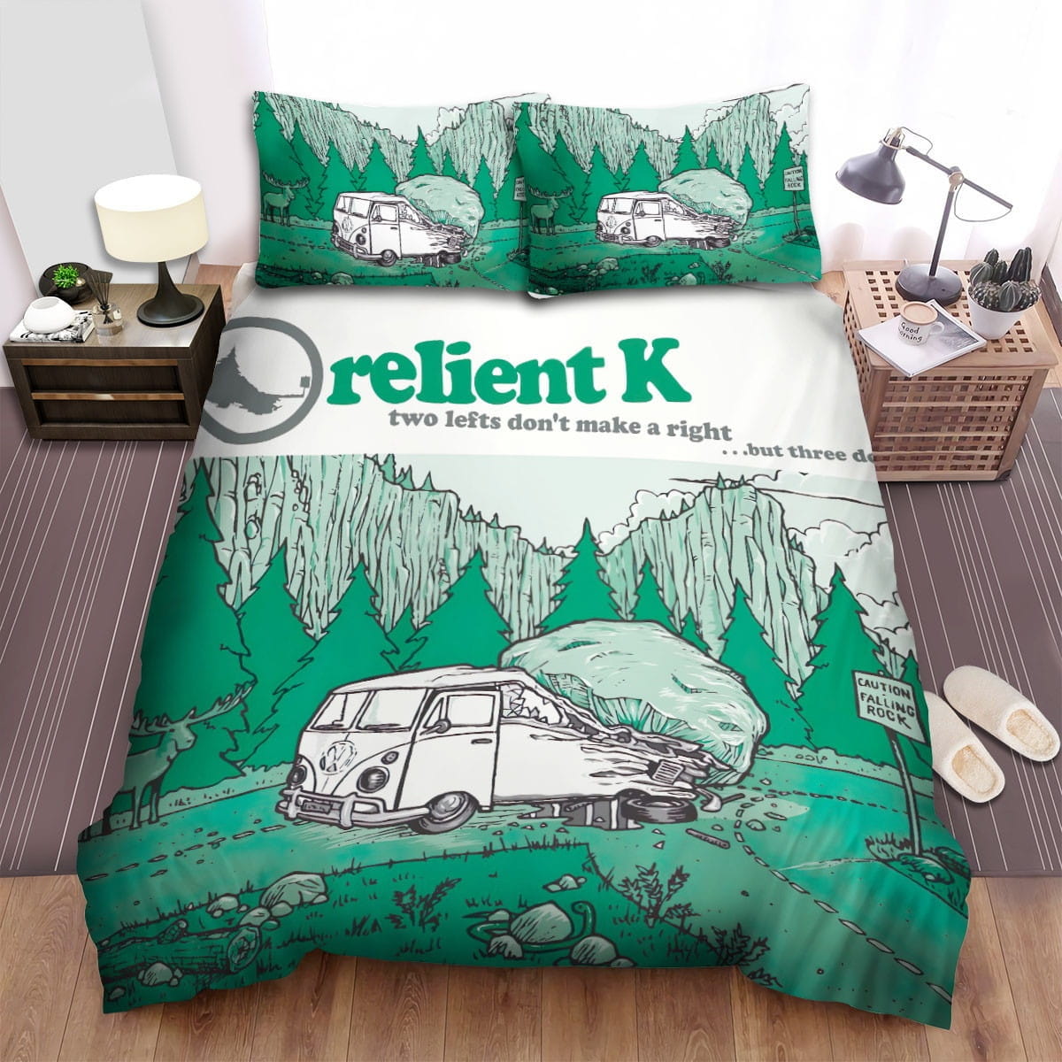 Relient K Band Vans Bedding Sets Duvet Cover, Flatsheet, Pillowcases Perfect Gift For Fans