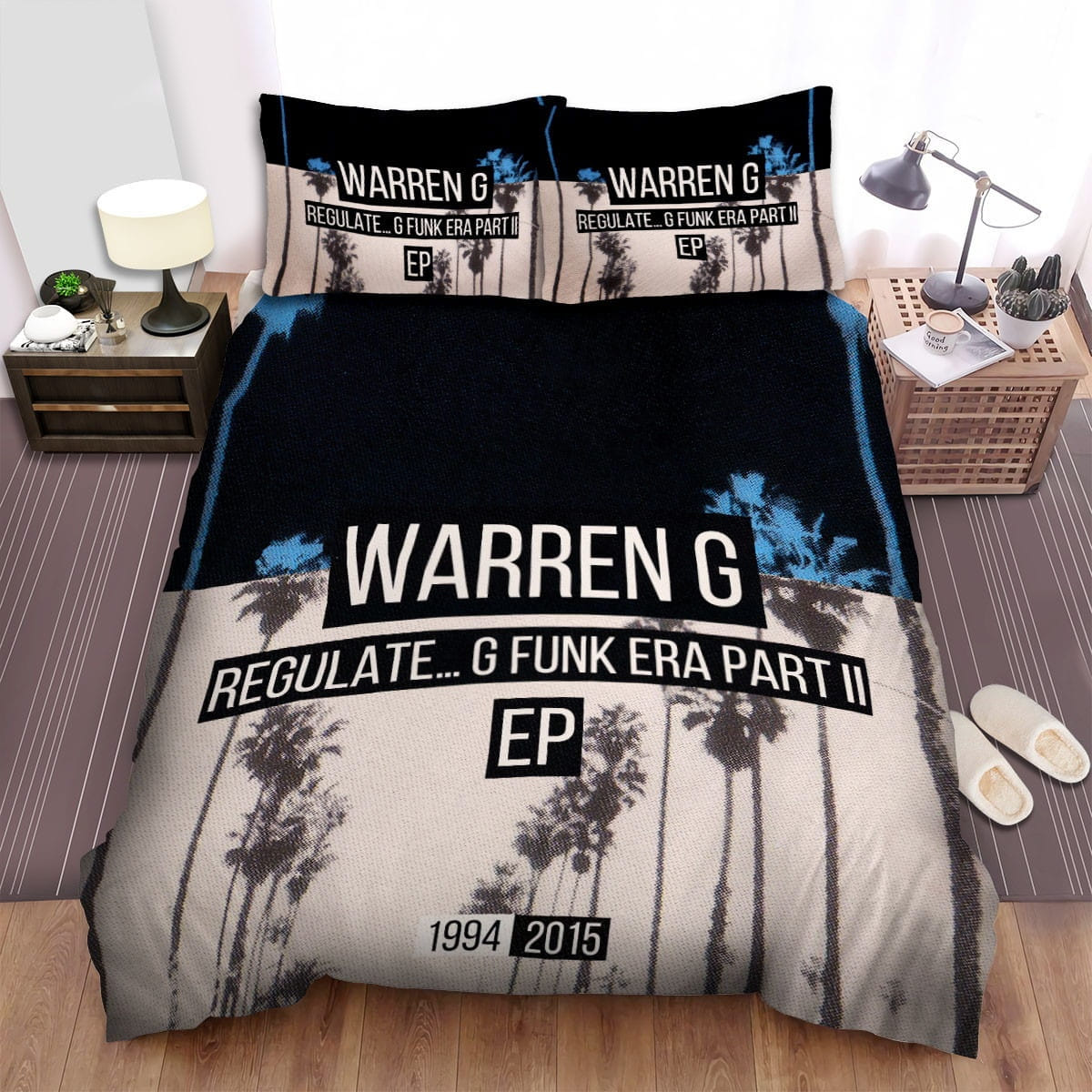 Regulate Ep Warren G Bedding Set, Gift For Christmas, Birthday, Thanksgiving