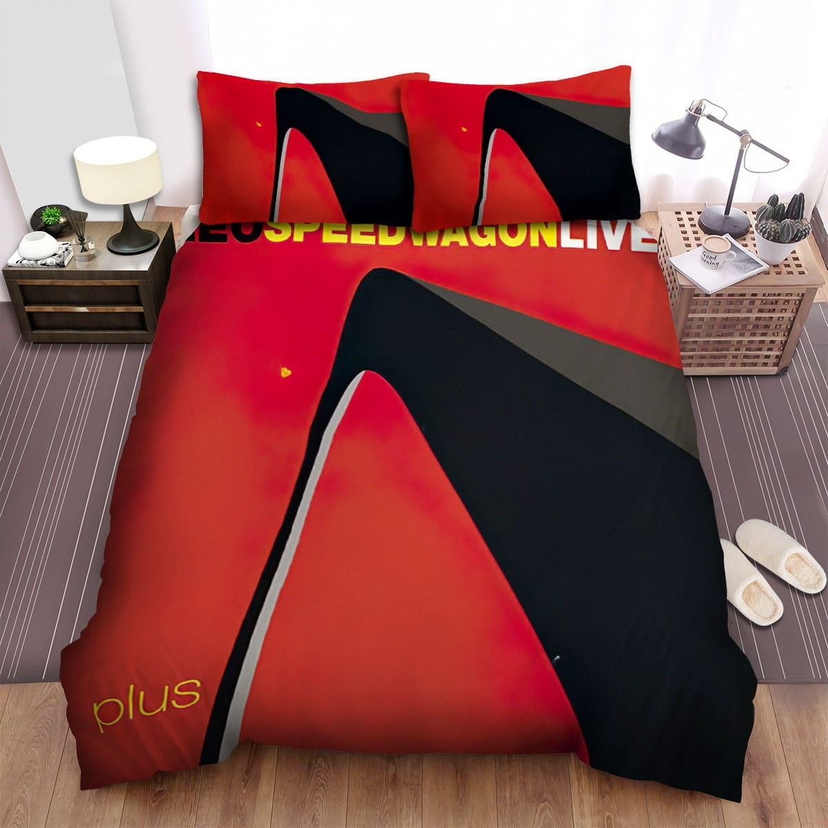 Reo Speedwagon Plus Bedding Set, Gift For Christmas, Birthday, Thanksgiving