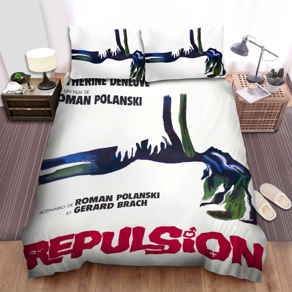 Repulsion Movie Poster 4 Bedding Sets, Flatsheet Gift For Christmas, Thanksgiving, Halloween