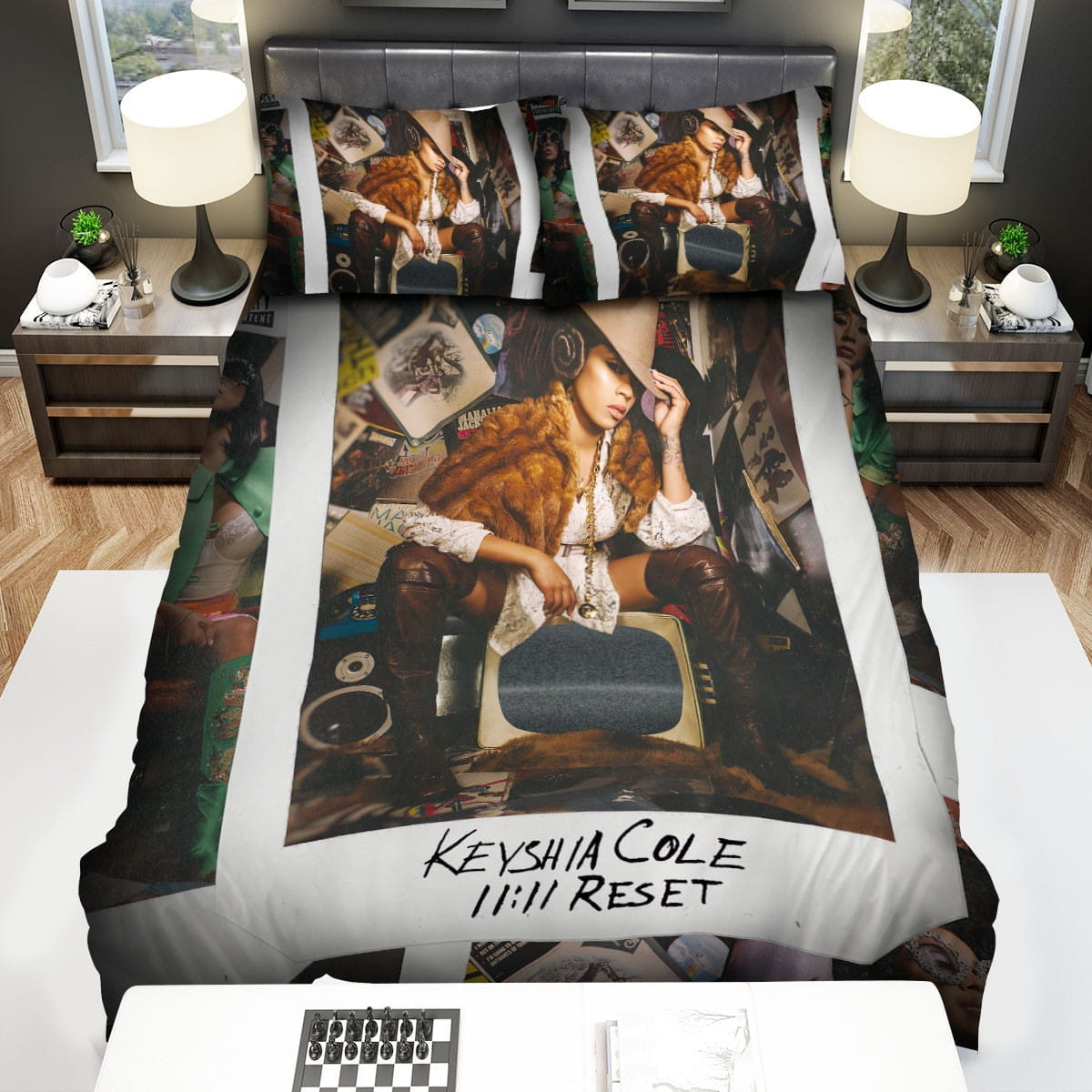 Reset Keyshia Cole Bedding Sets, Flatsheet Gift For Wife, Husband, Besties
