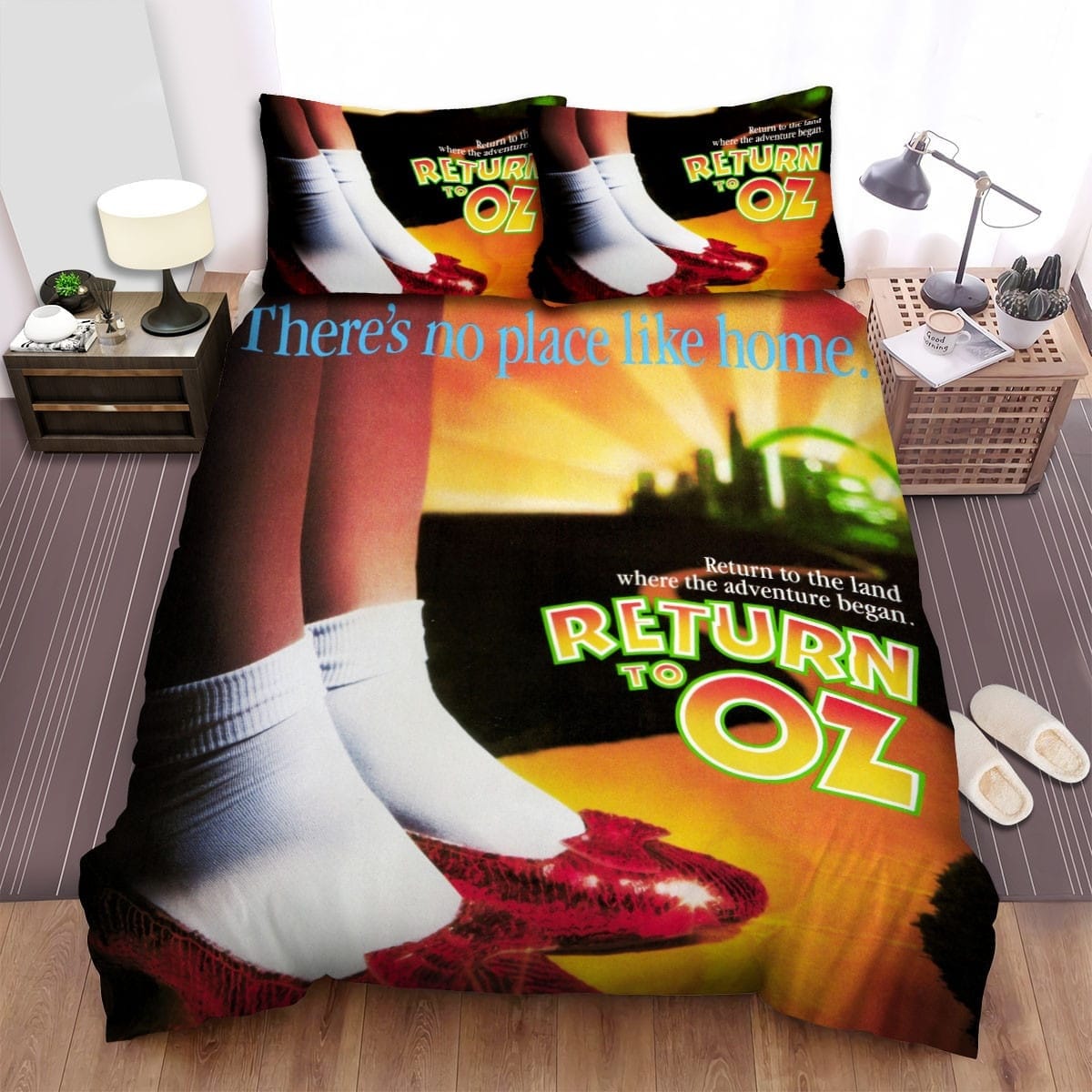 Return To Oz Red Shoes Bedding Set, Gift For Christmas, Birthday, Thanksgiving