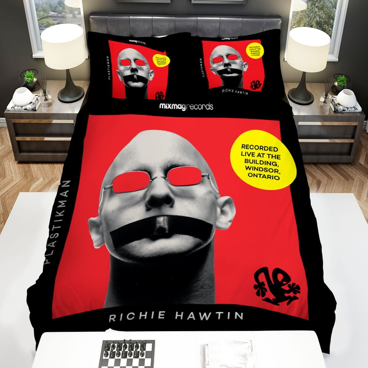 Richie Hawtin Plastikman Bedding Sets Duvet Cover, Flatsheet, Pillowcase For Your Lover