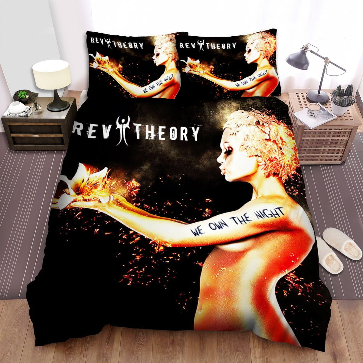Rev Theory We Own The Night Decorative Bedding Sets with Duvet Cover, Flatsheet, Pillowcases
