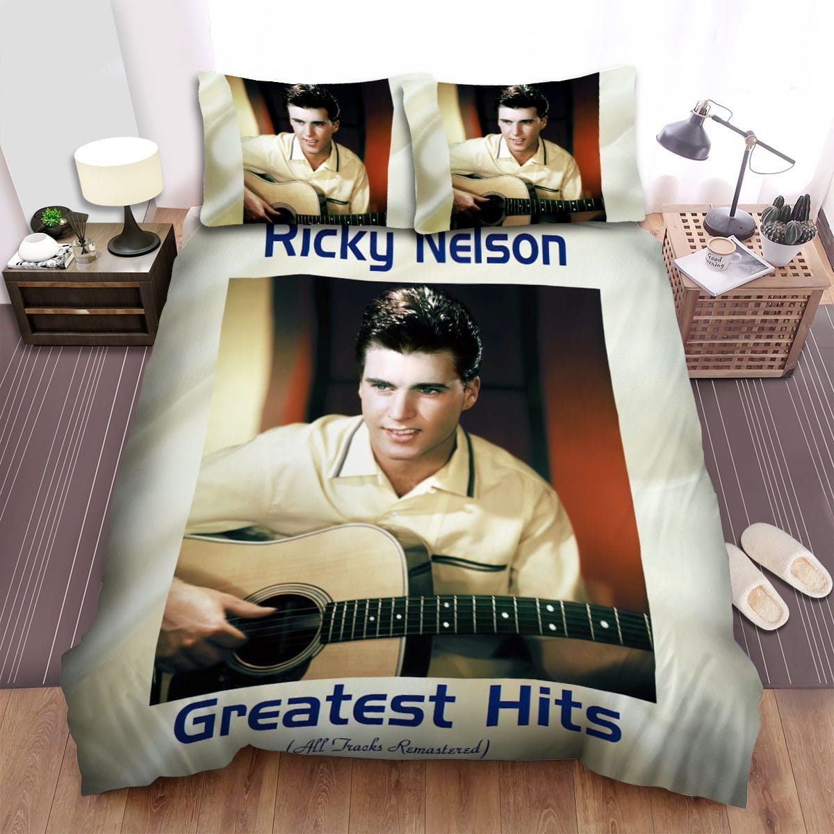 Ricky Nelson Greatest Hits Bedding Sets, Flatsheet Gift For Wife, Husband, Besties