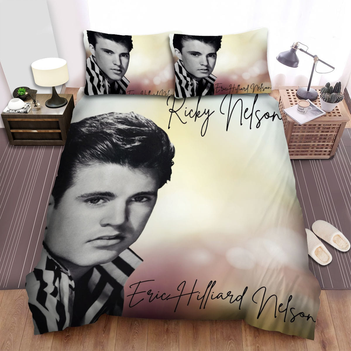 Ricky Nelson Poster Bedding Sets Duvet Cover, Flatsheet, Pillowcase For Your Lover