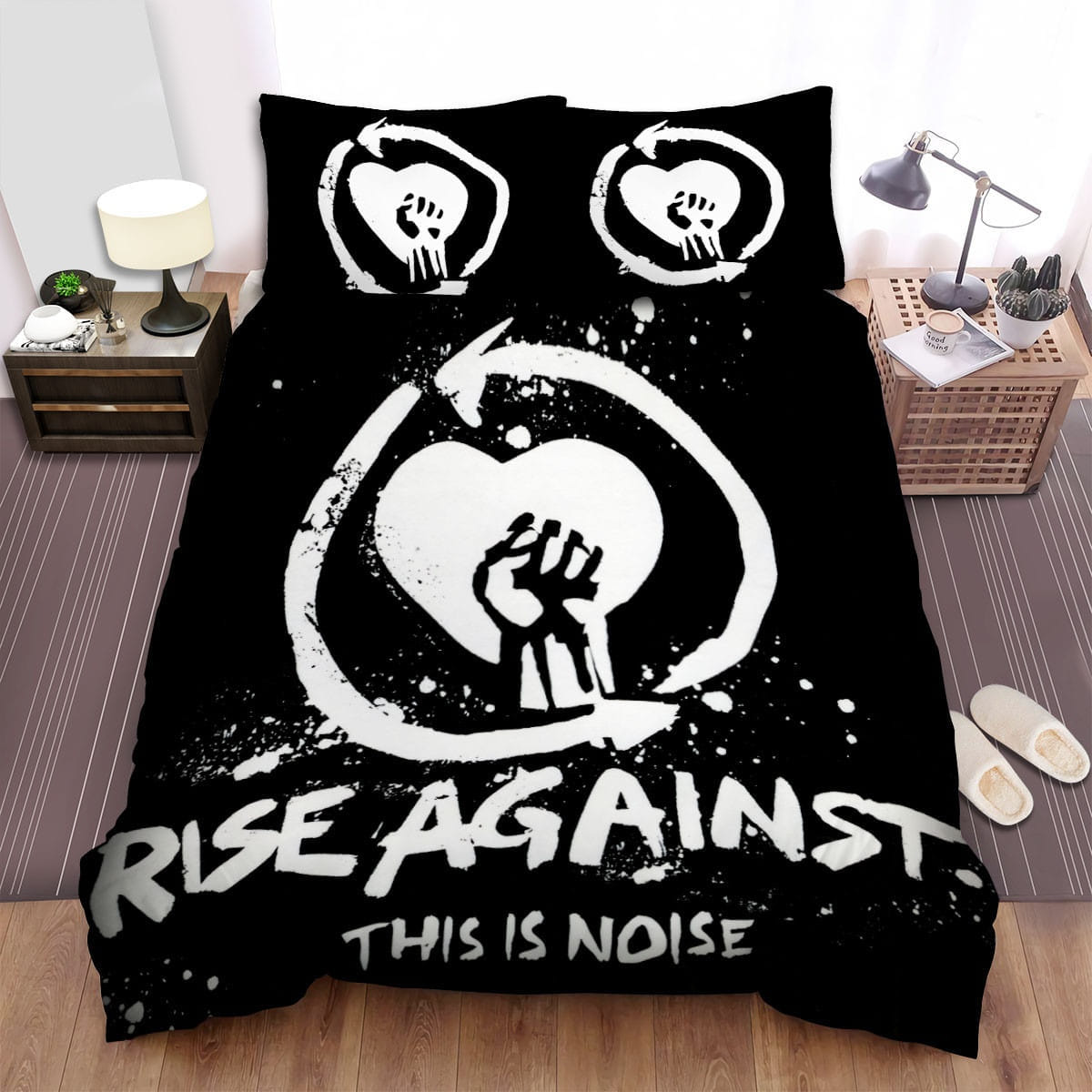 Rise Against This Is Noise Bedding Sets Duvet Cover, Flatsheet, Pillowcases For Every Bedroom