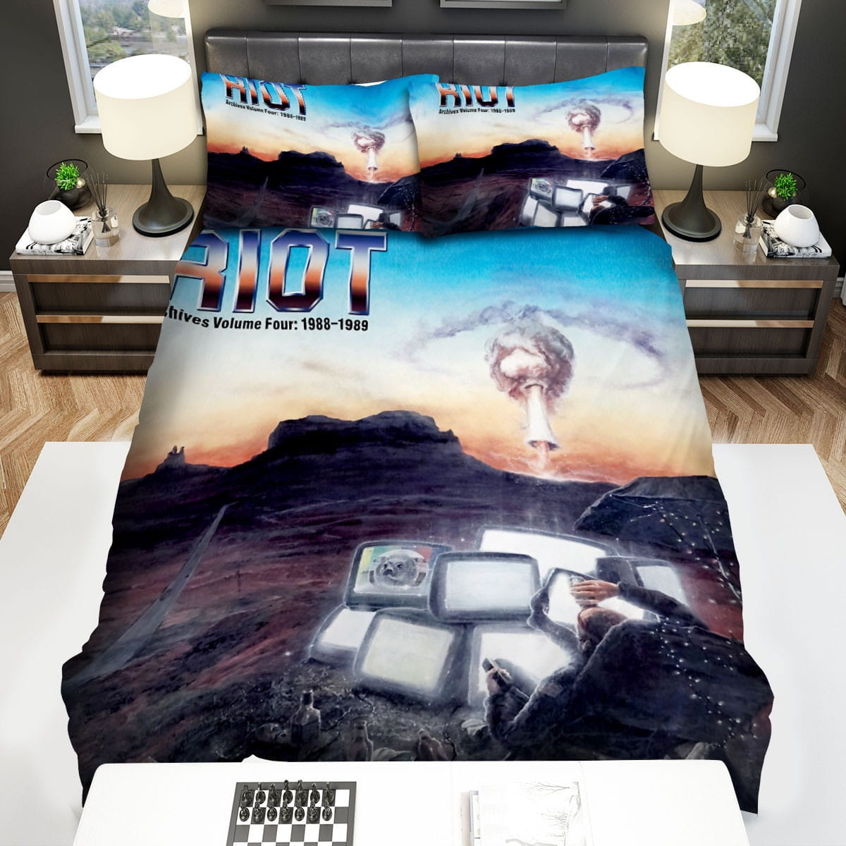 Riot Archives Volume 4 Bedding Sets, Flatsheet Gift For Christmas, Thanksgiving, Halloween