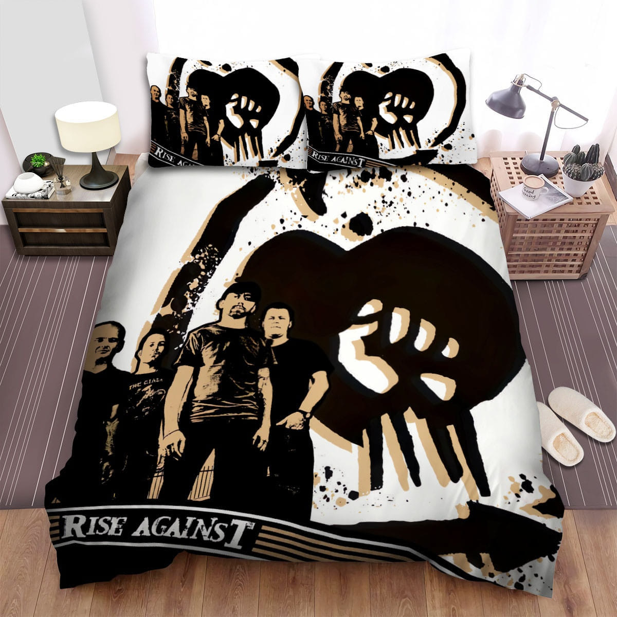 Rise Against Bedding Set, Gift For Christmas, Birthday, Thanksgiving
