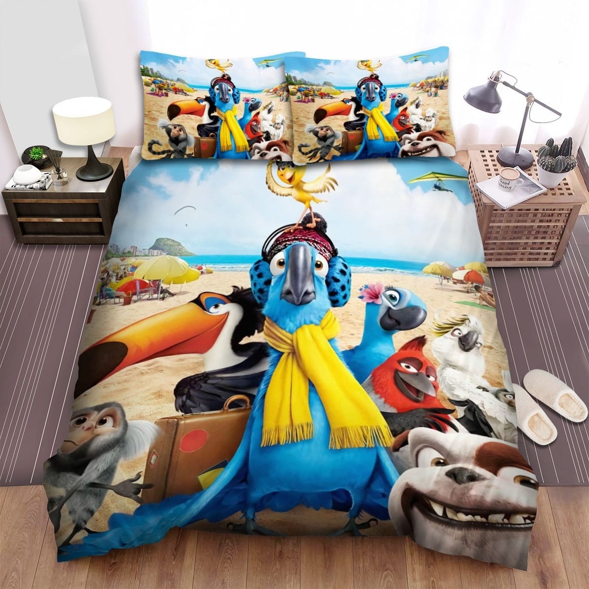 Rio The Crew Artwork Bedding Sets, Flatsheet Gift For Christmas, Thanksgiving, Halloween