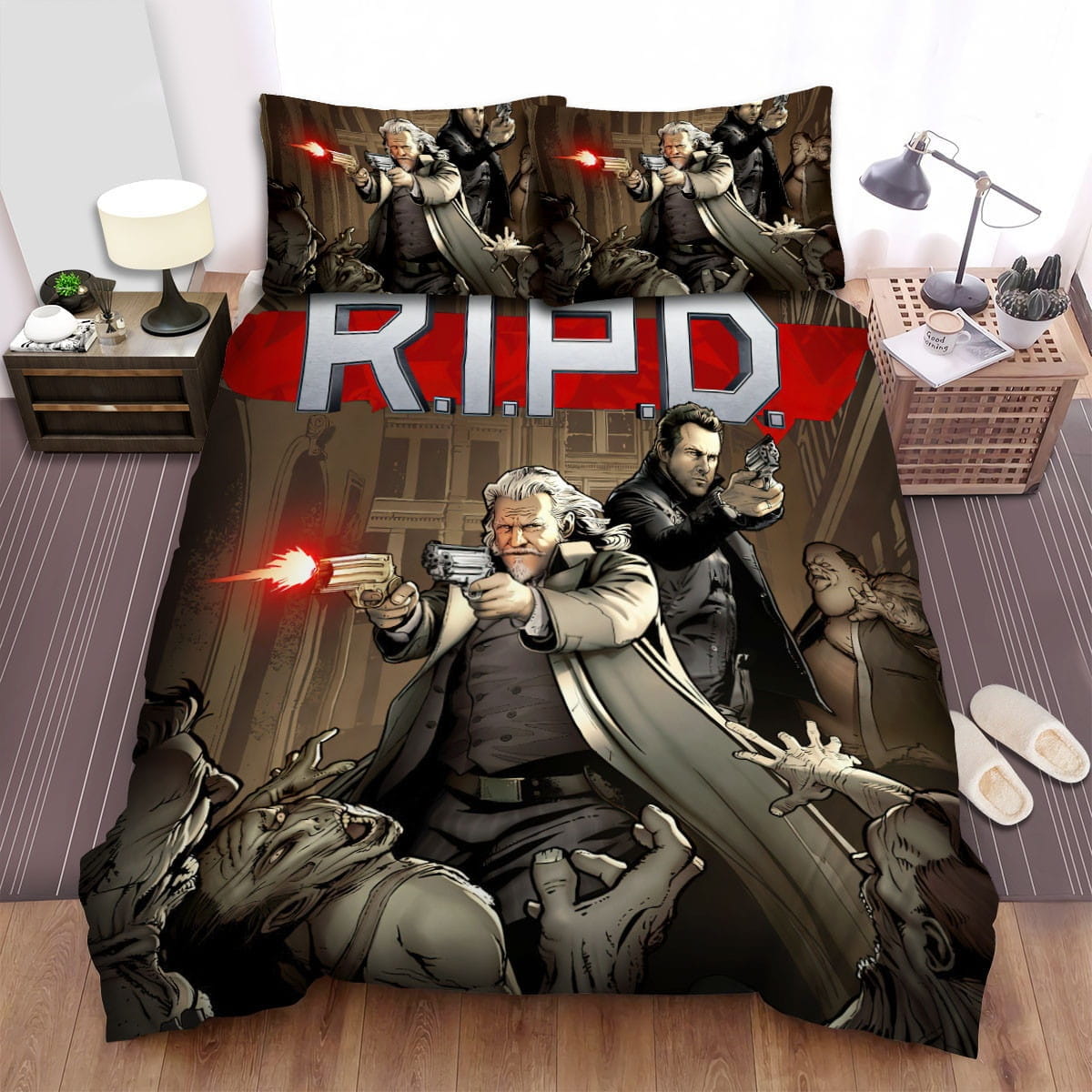 R.I.P.D. Movie Art 4 Bedding Sets Duvet Cover, Flatsheet, Pillowcases For Every Bedroom