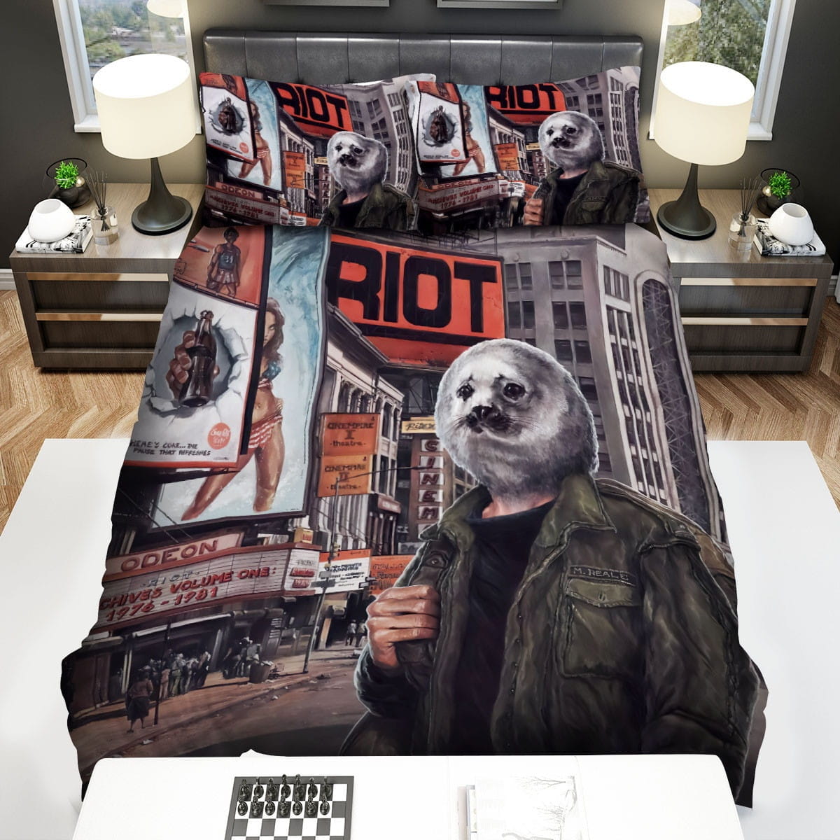 Riot Archives Volume 1 Bedding Sets Duvet Cover, Flatsheet, Pillowcases Perfect Gift For Fans