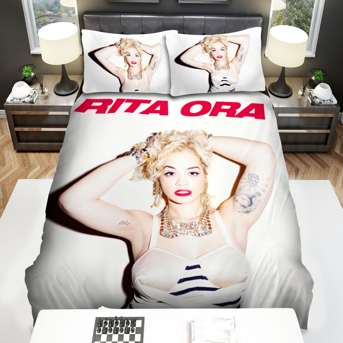 Rita Ora Bedding Sets Duvet Cover, Flatsheet, Pillowcases Perfect Gift For Fans