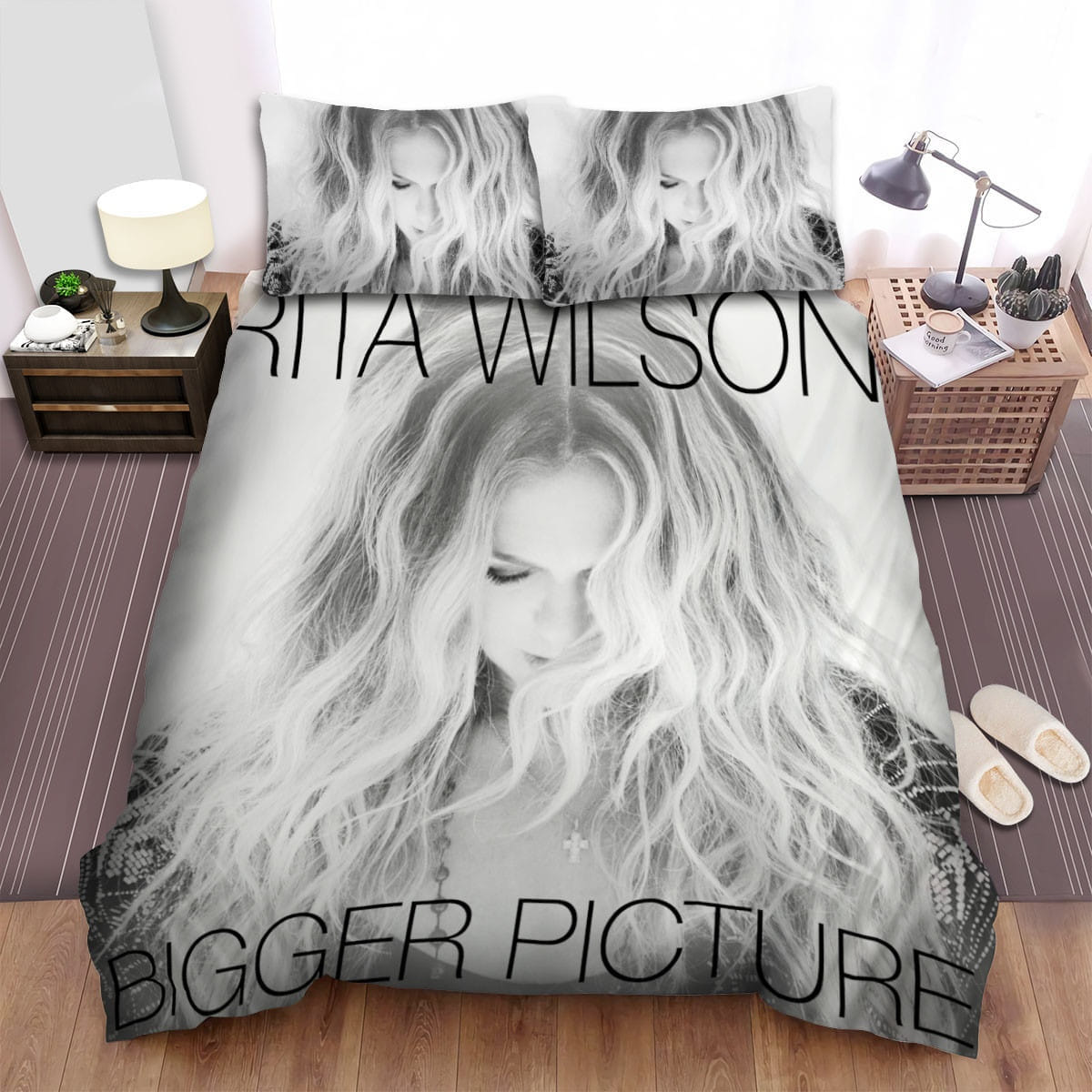 Rita Wilson Bigger Picture Bedding Sets Duvet Cover, Flatsheet, Pillowcases Perfect Gift For Fans
