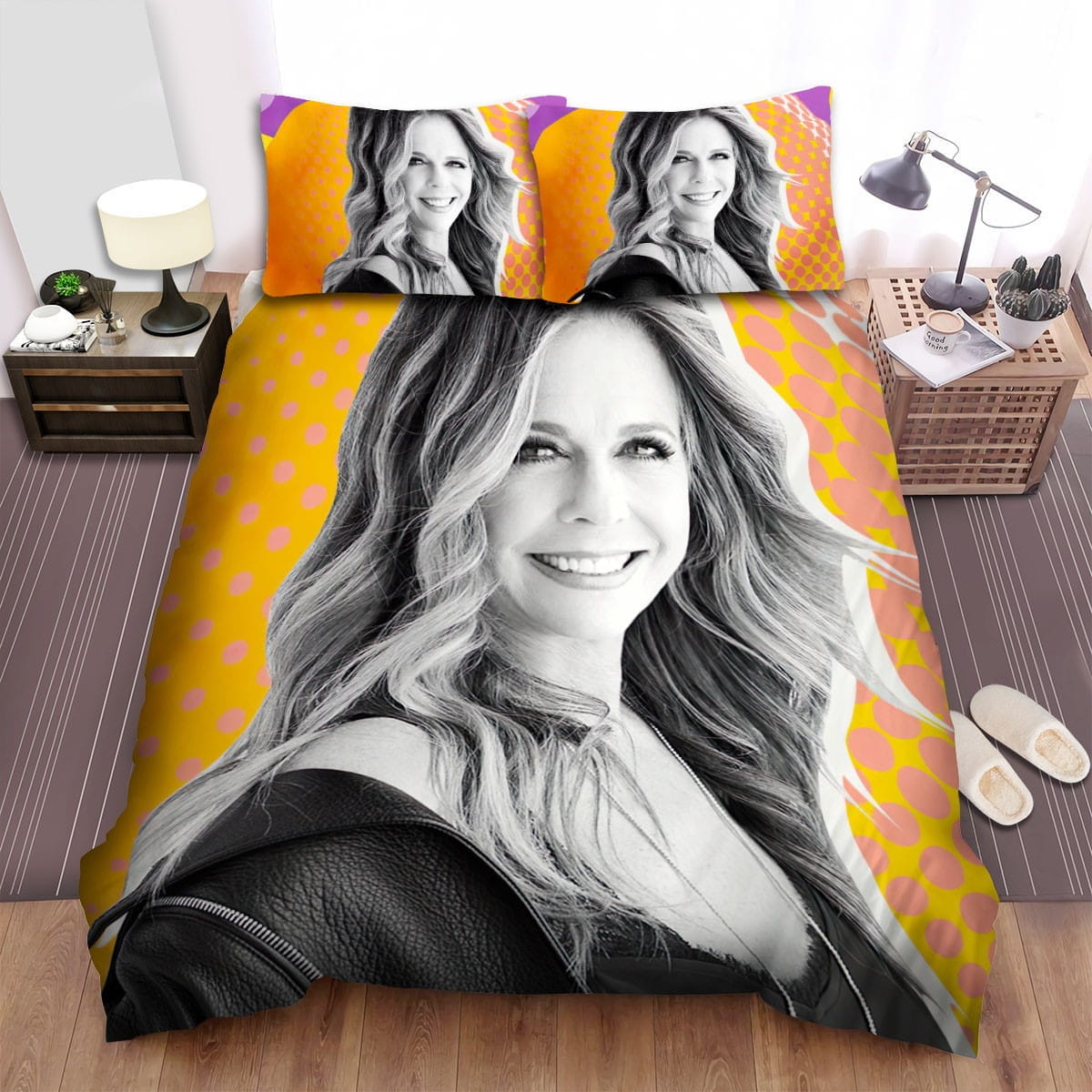 Rita Wilson Fan Art Bedding Sets Duvet Cover, Flatsheet, Pillowcase For Your Lover