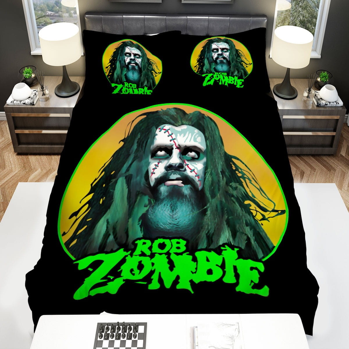 Rob Zombie Art Bedding Sets Duvet Cover, Flatsheet, Pillowcase For Your Lover
