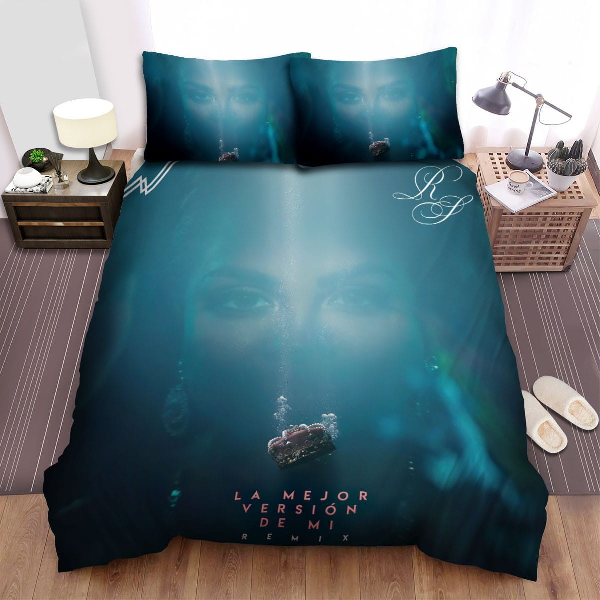 Romeo Santos Decorative Bedding Sets with Duvet Cover Flatsheet Pillowcases