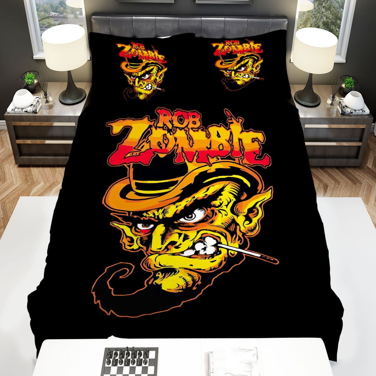 Rob Zombie Devil Bedding Sets, Flatsheet Gift For Wife, Husband, Besties