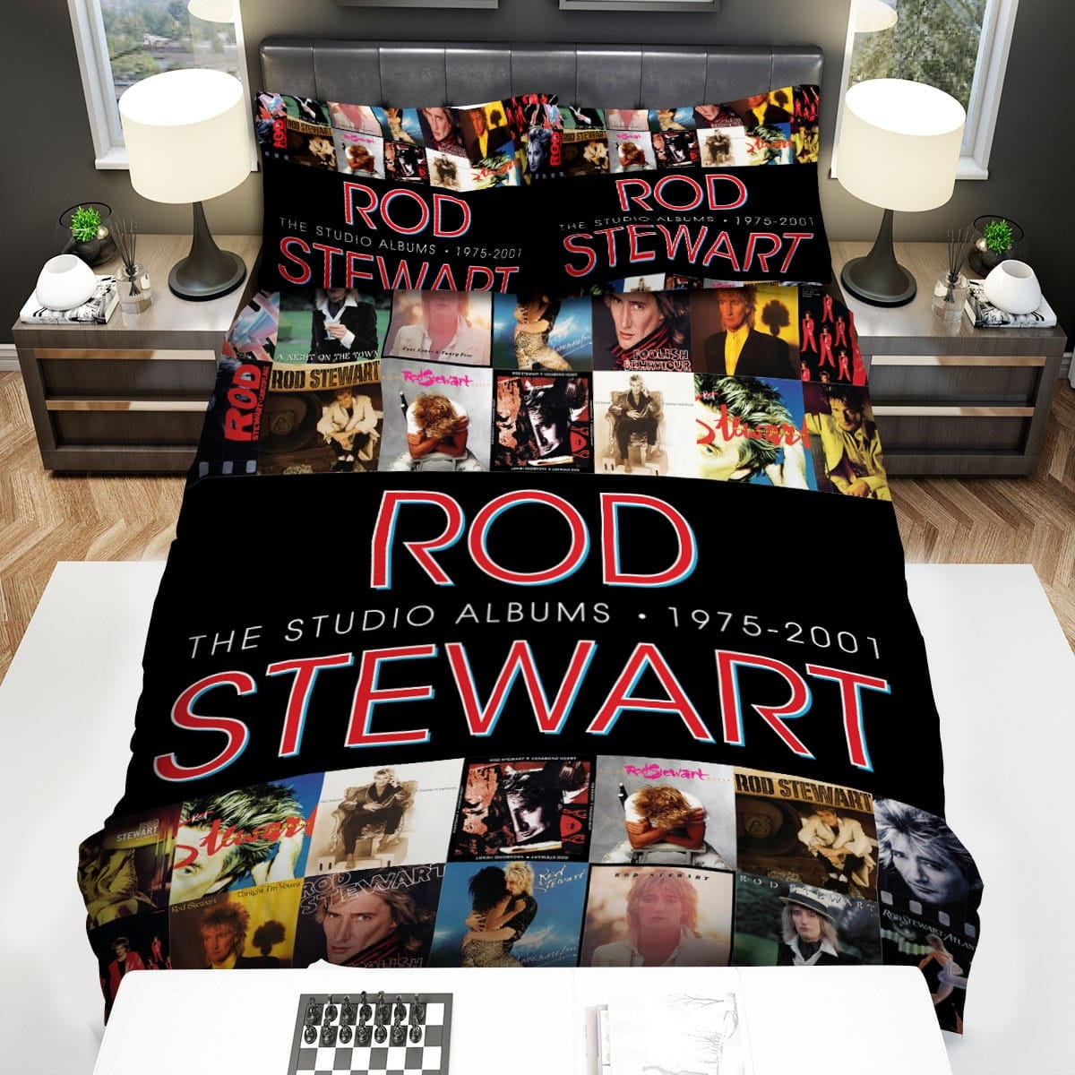 Rod Stewart Albums Bedding Sets, Flatsheet Gift For Wife, Husband, Besties
