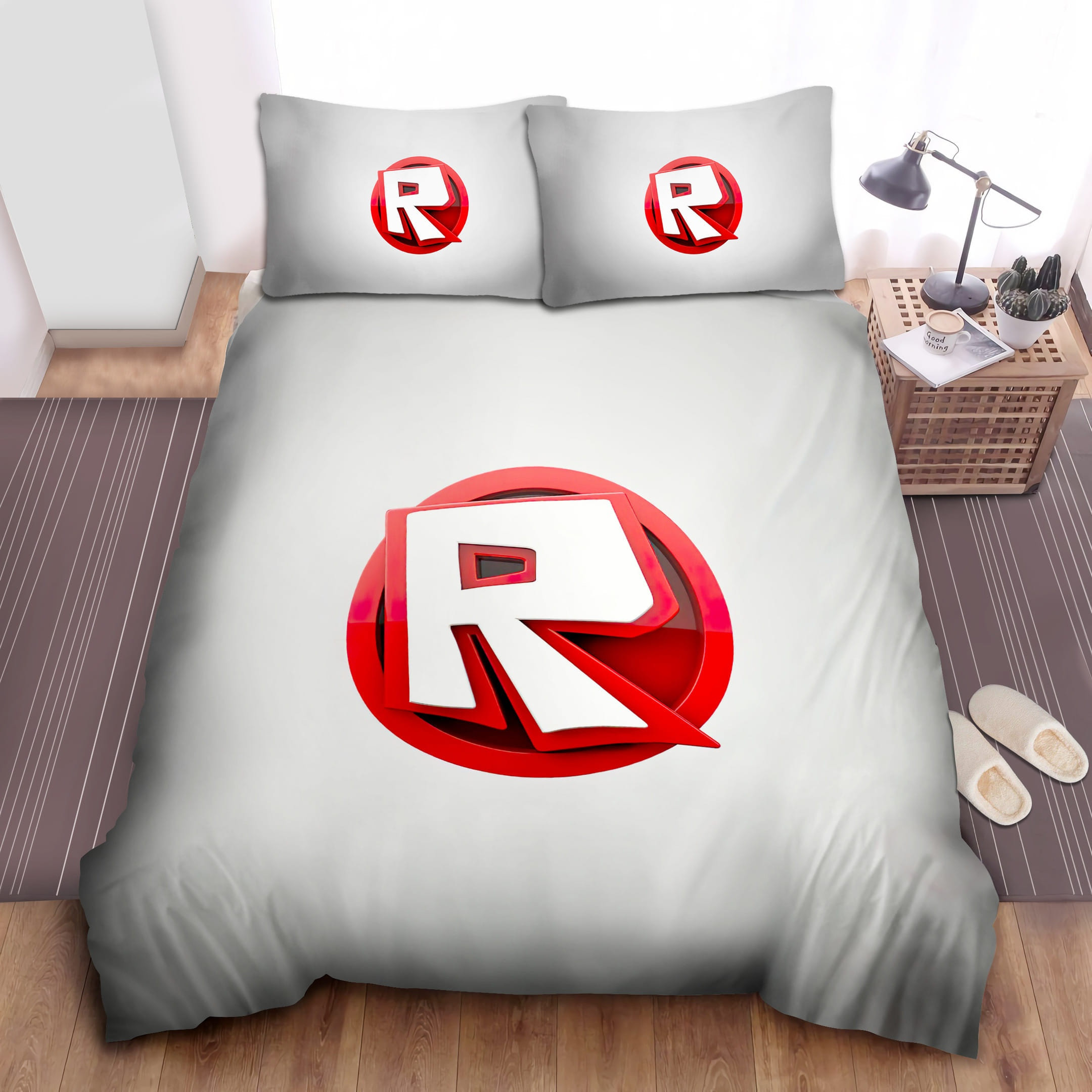 R Of Roblox Bedding Sets Duvet Cover, Flatsheet, Pillowcases For Every Bedroom