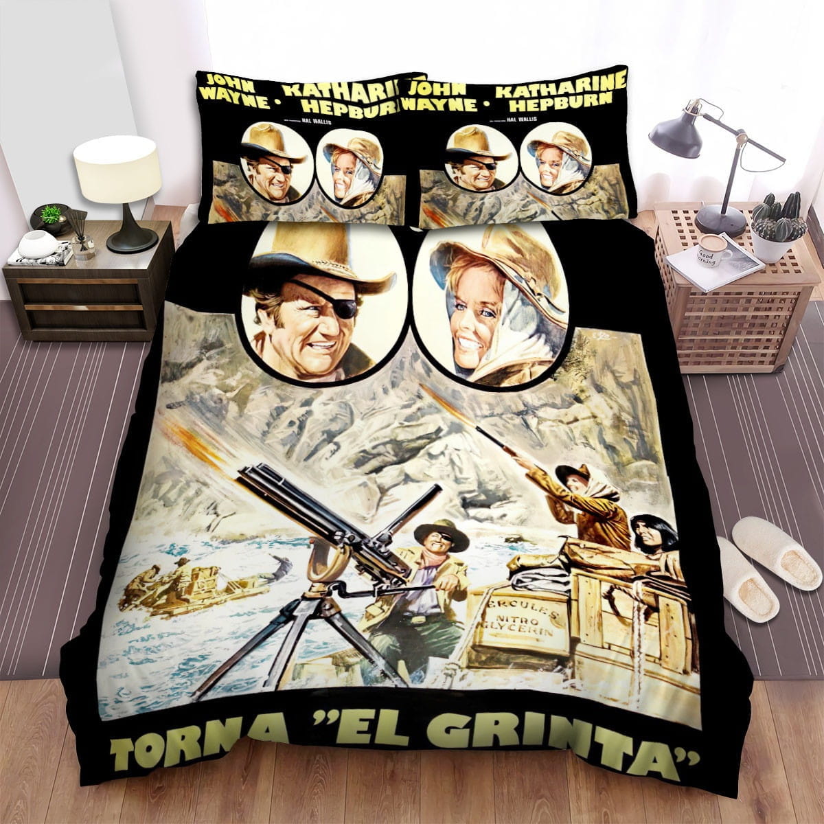 Rooster Cogburn Poster 4 Bedding Sets Duvet Cover Flatsheet Pillowcases For Every Bedroom