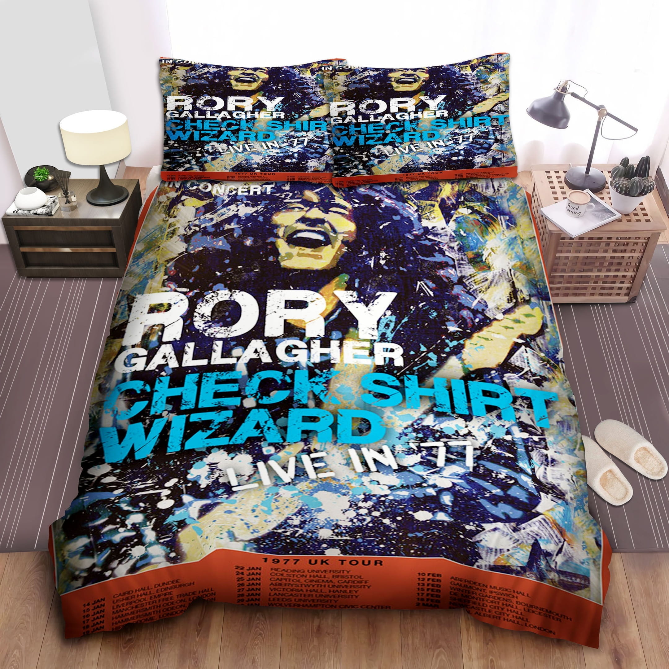 Rory Gallagher Decorative Bedding Sets with Duvet Cover Flatsheet Pillowcases