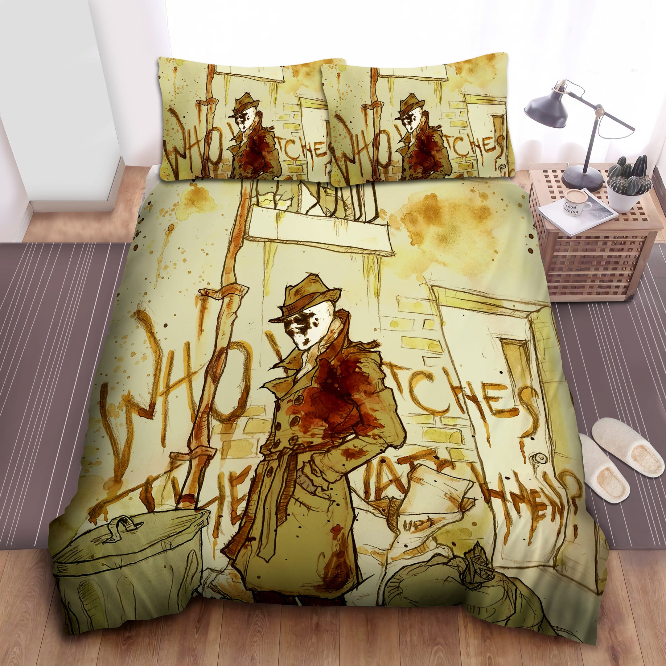 Rorschach Art Bedding Sets Duvet Cover Flatsheet Gift For Christmas Thanksgiving Halloween
